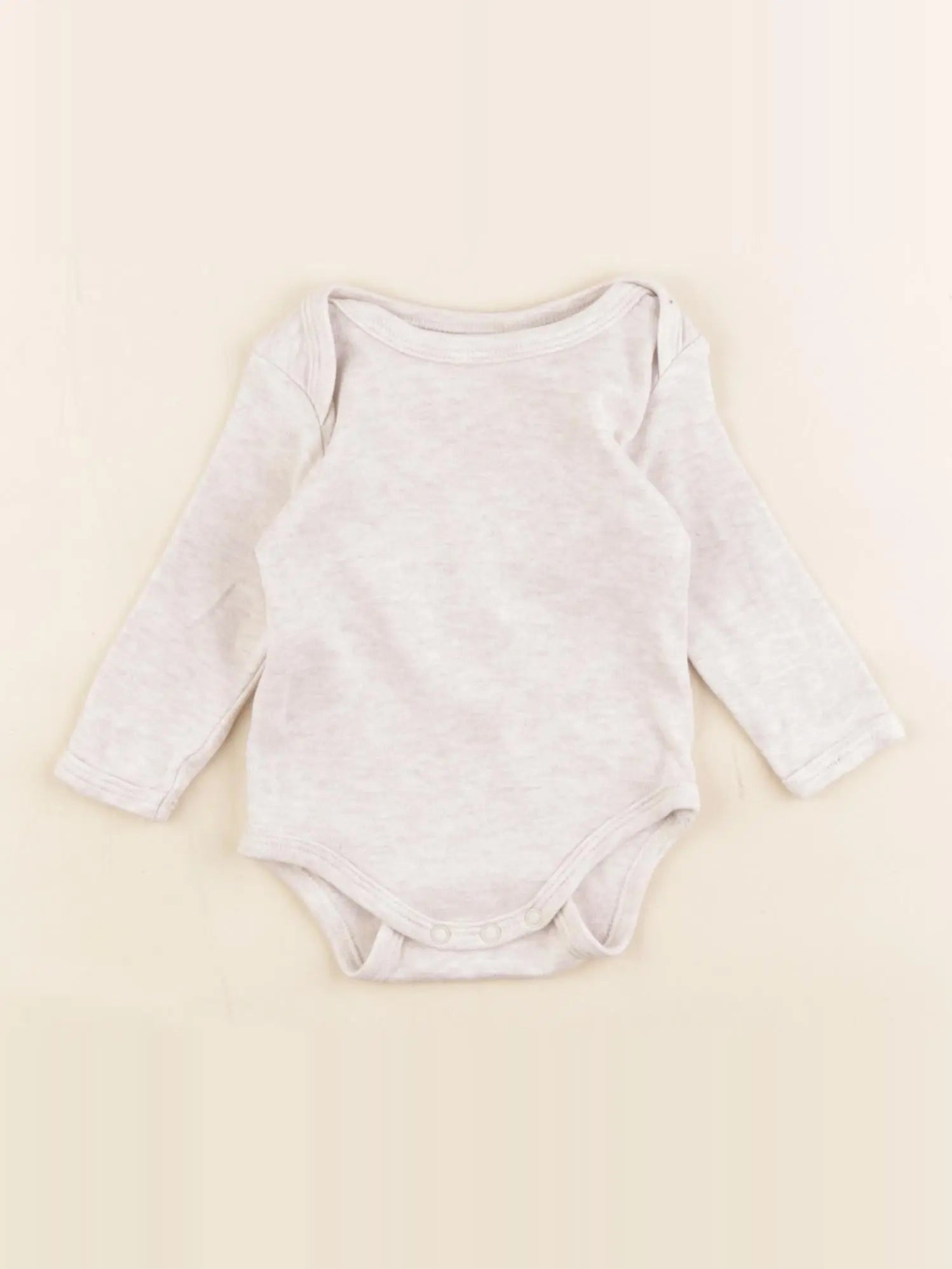 Vertbaudet - body beige - 3 mois