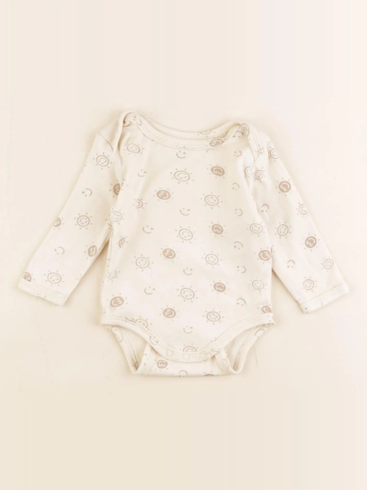 Vertbaudet - body beige - 3 mois