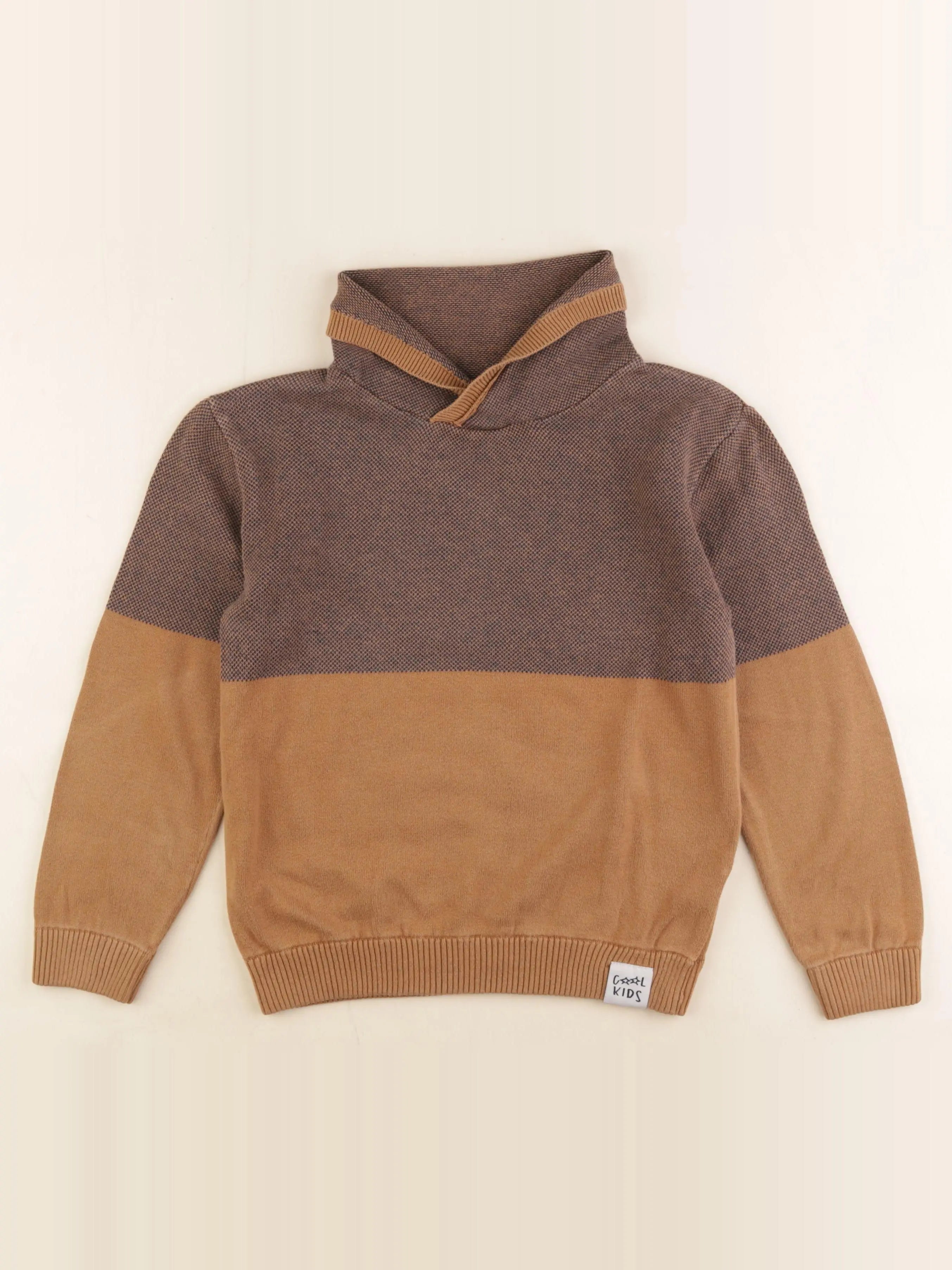 Vertbaudet - pull marron - 10 ans