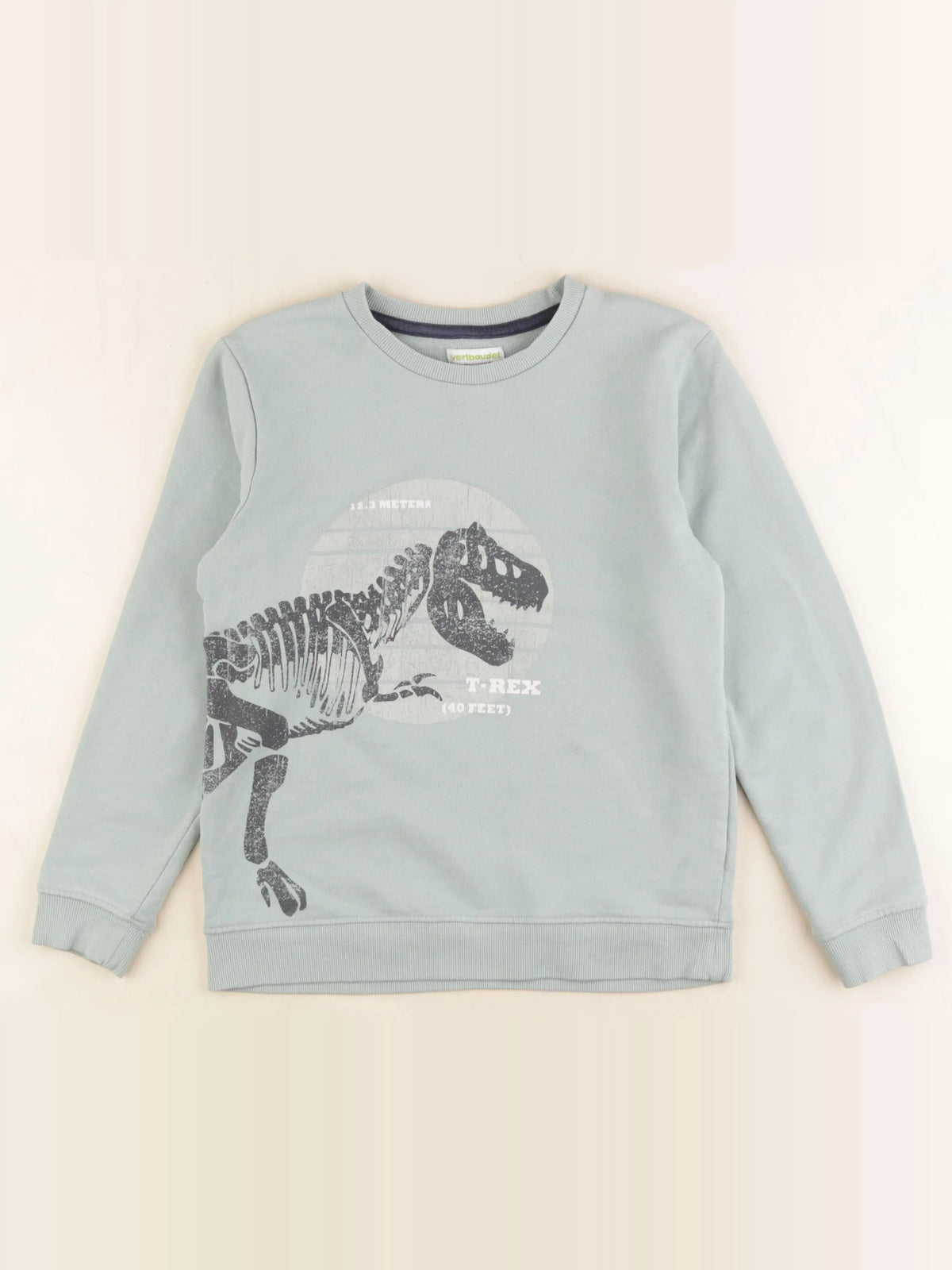Vertbaudet - sweat vert - 10 ans
