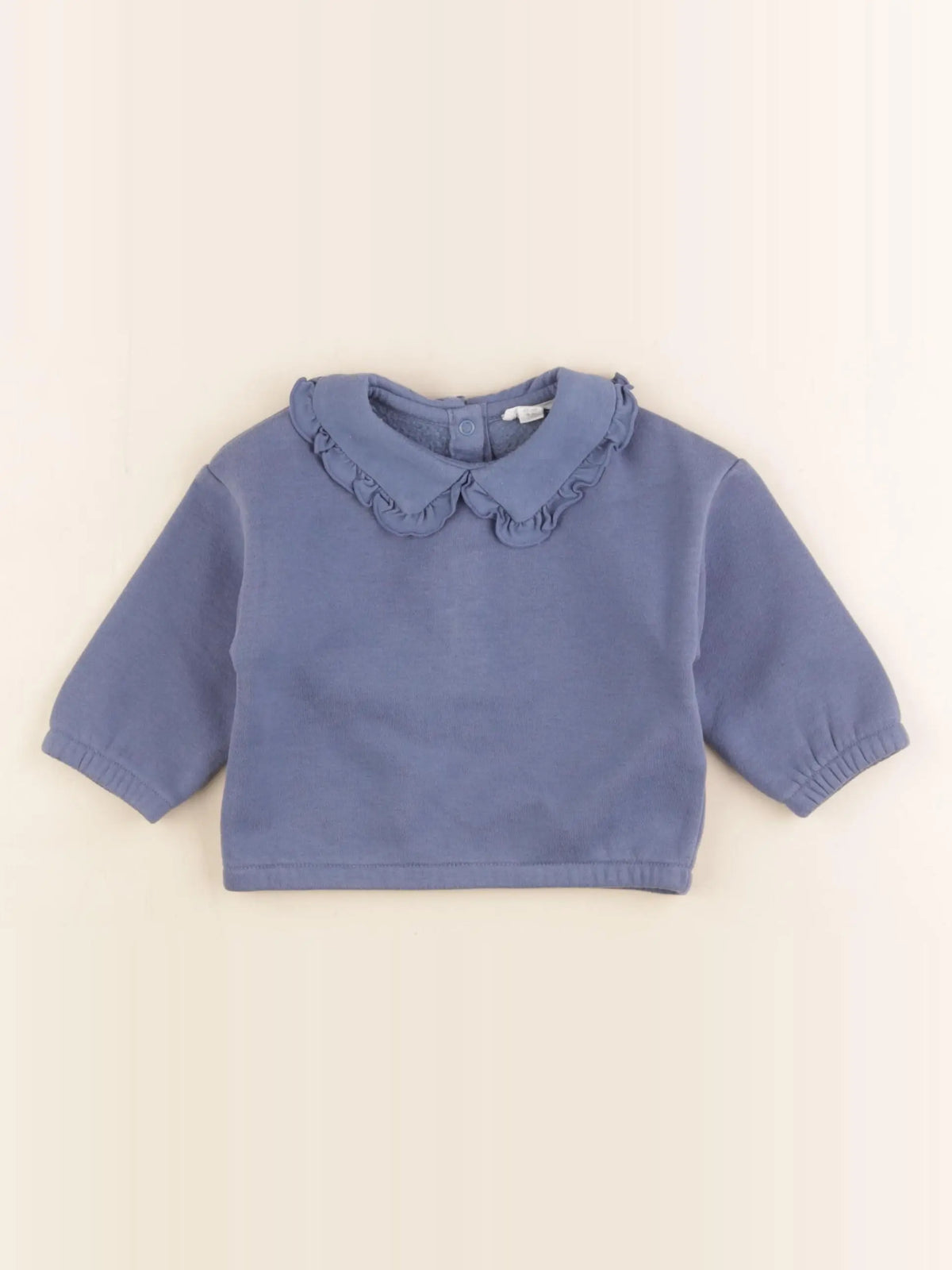 Vertbaudet - sweat bleu - 6 mois