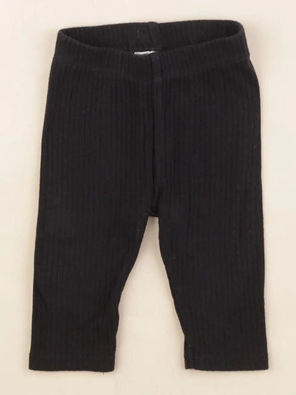 H&M - legging noir - 2/4 mois