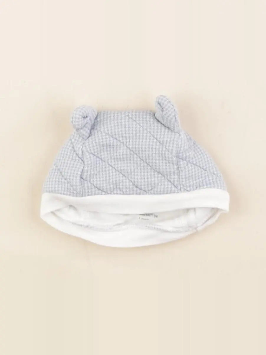 Petit Bateau - bonnet bleu - 1 mois