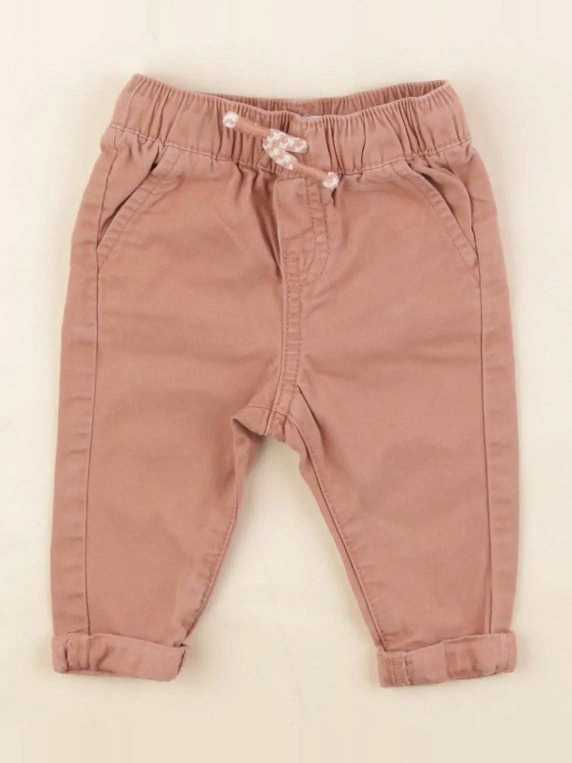 Vertbaudet - pantalon marron - 3 mois