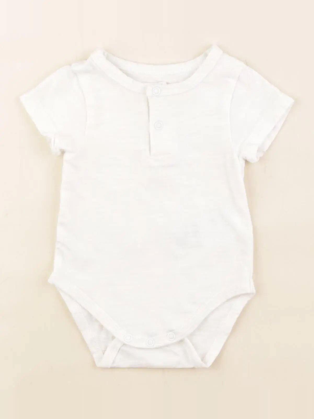 Vertbaudet - body blanc - 0/3 mois