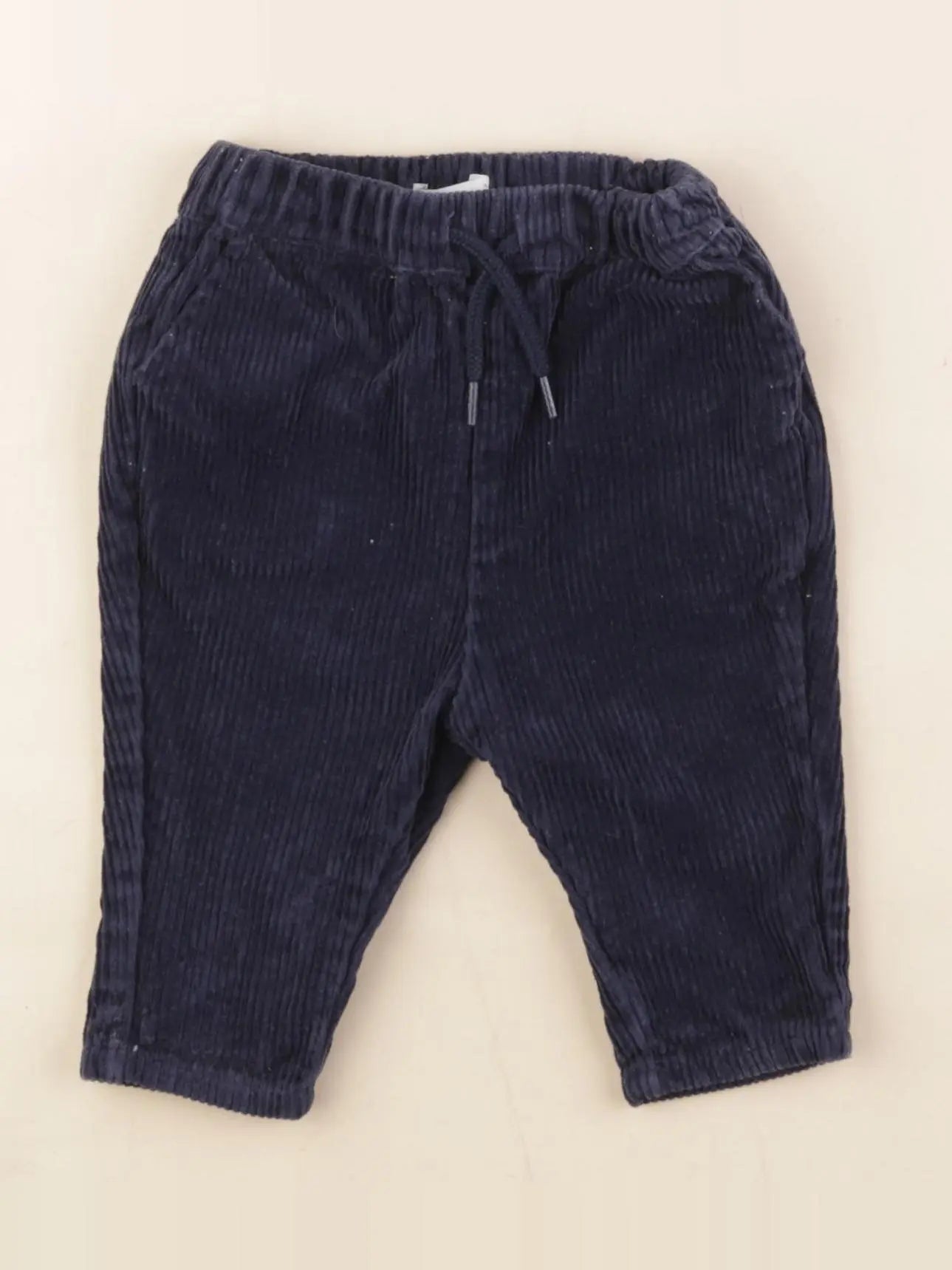 Vertbaudet - pantalon bleu - 3 mois