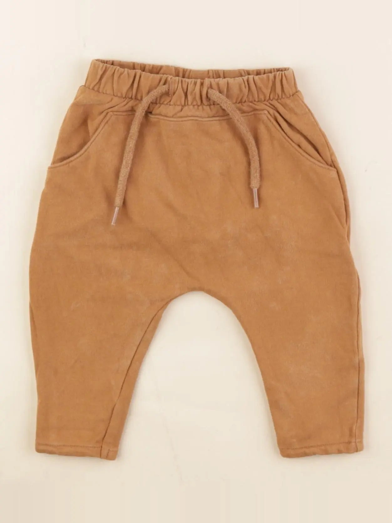 Vertbaudet - sarouel marron - 3 mois