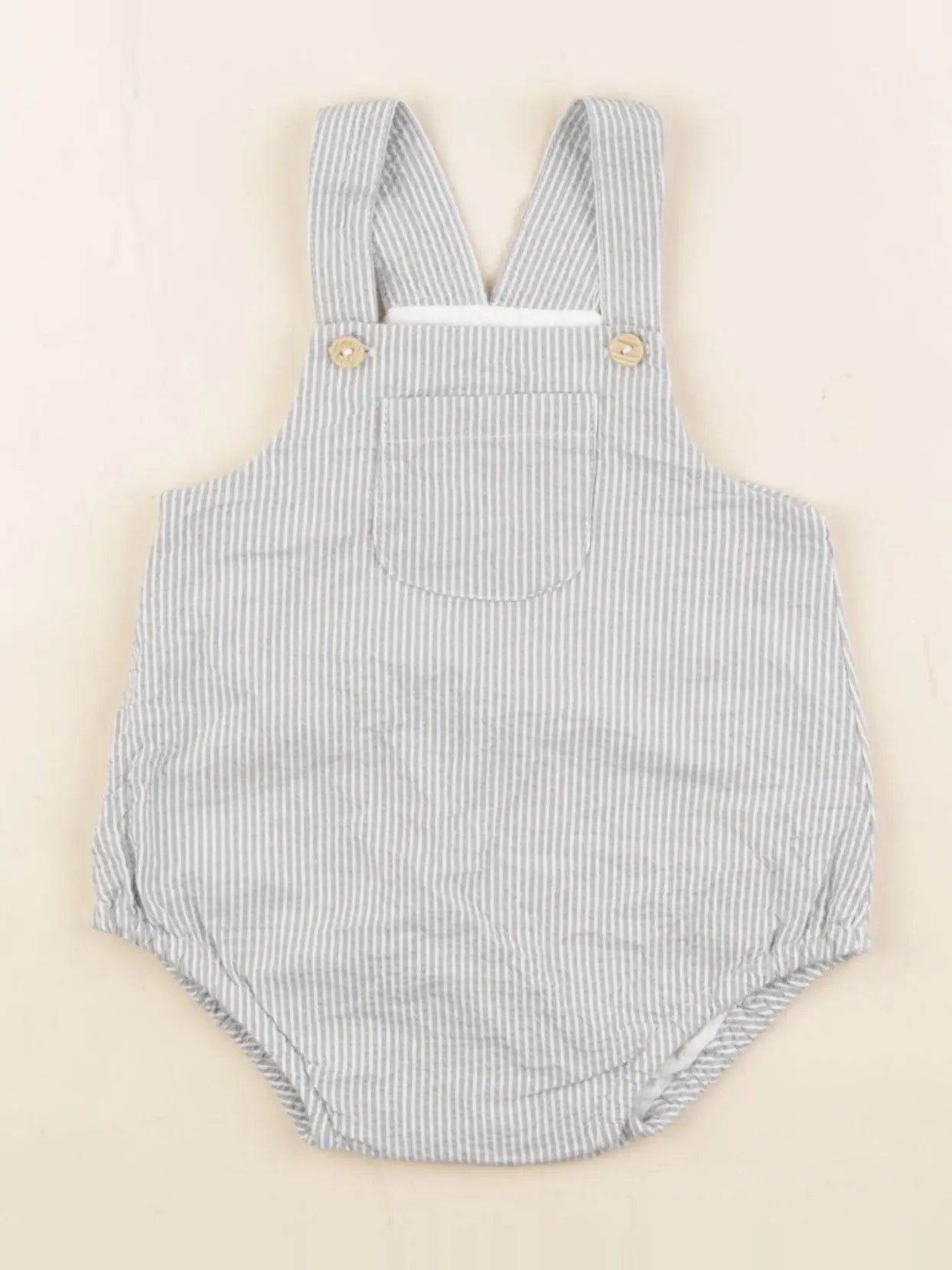 Vertbaudet - salopette vert - 3 mois