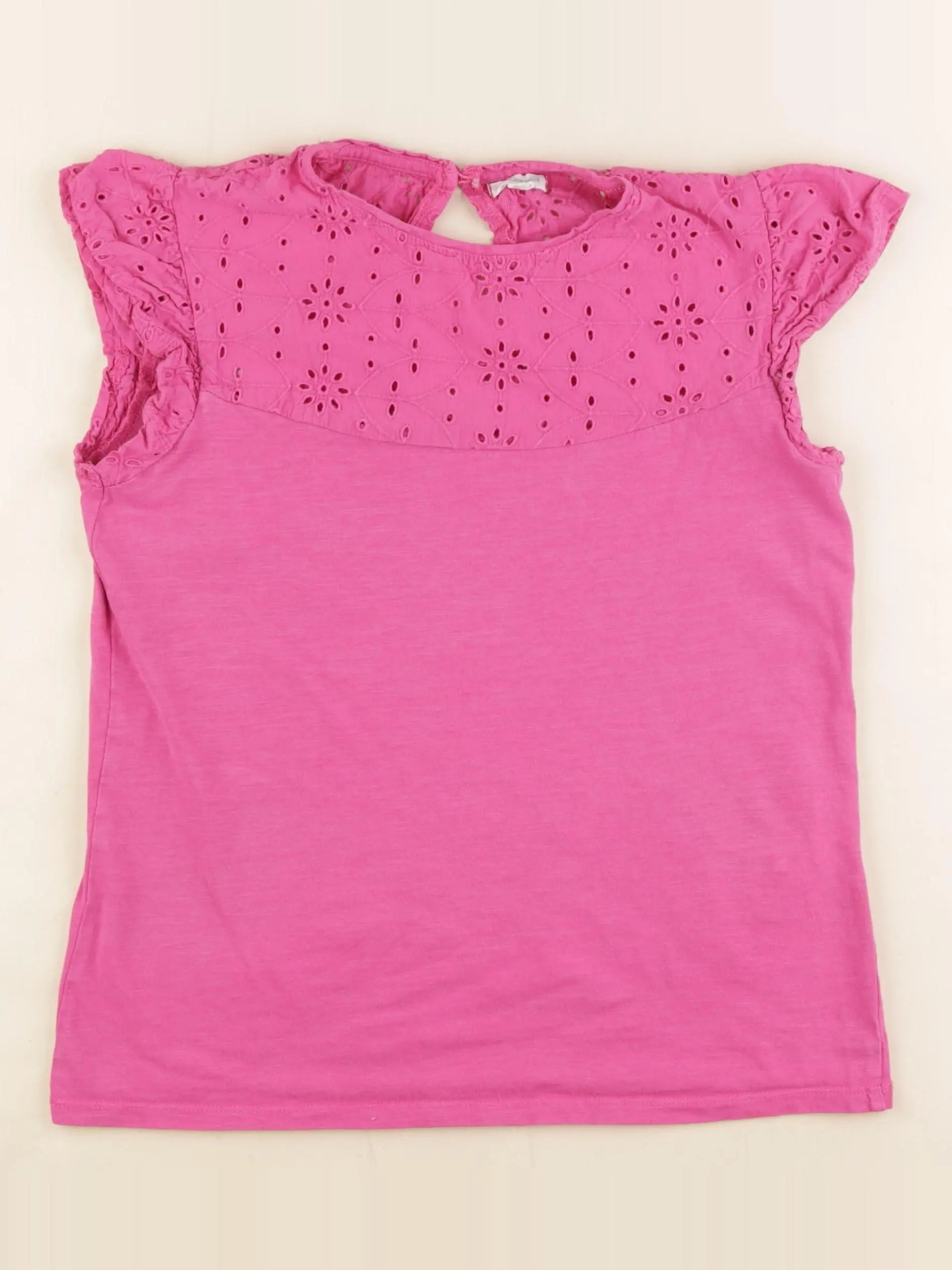 Vertbaudet - tee-shirt rose - 14 ans