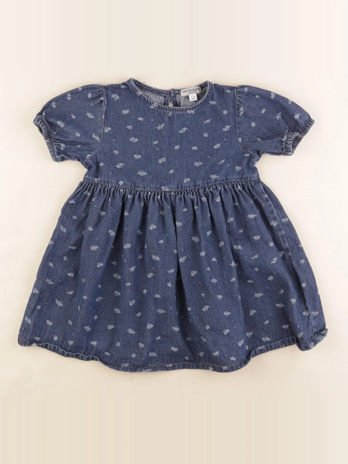 Vertbaudet - robe bleu - 4 ans