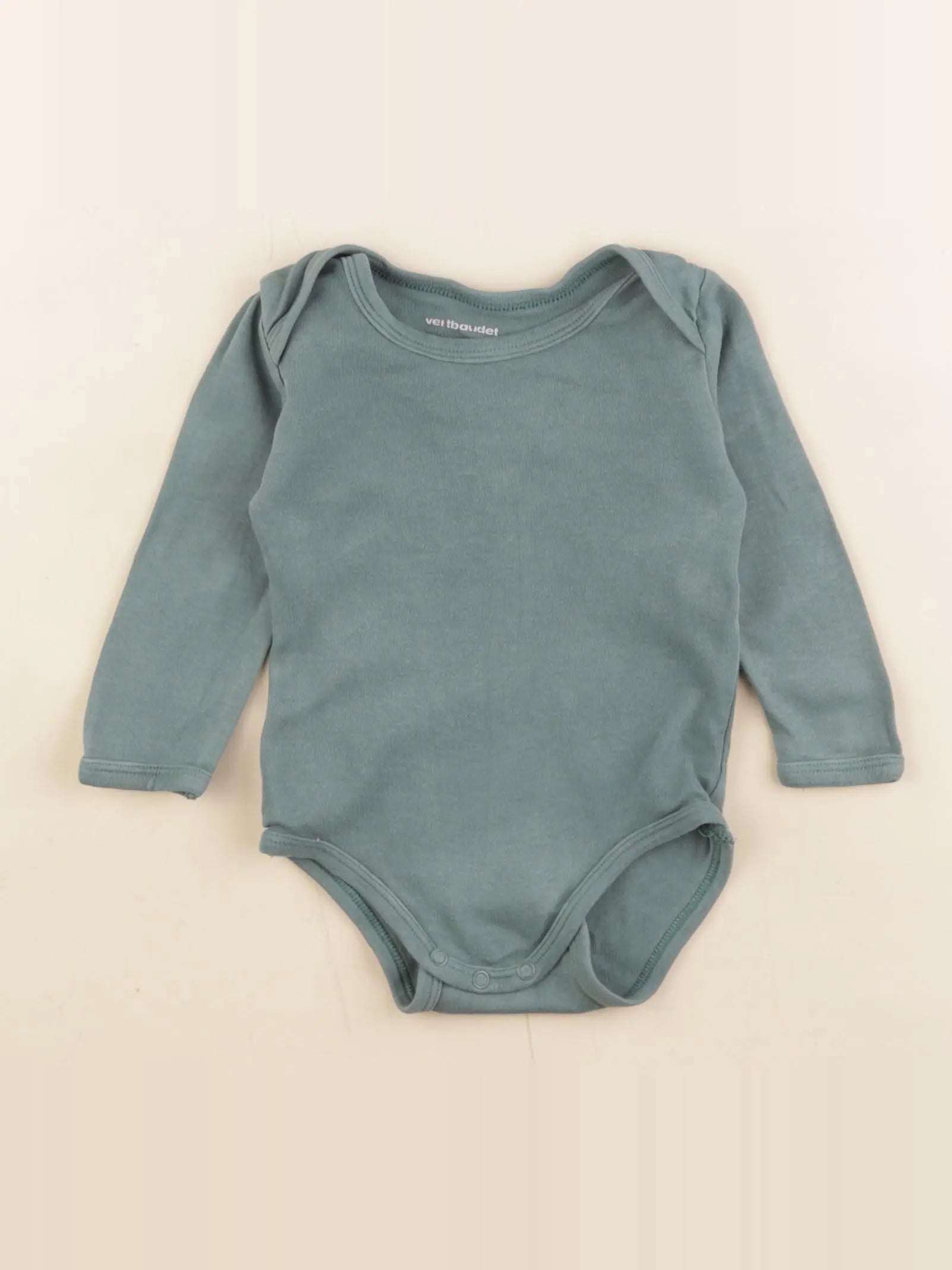Vertbaudet - body vert - 3/6 mois