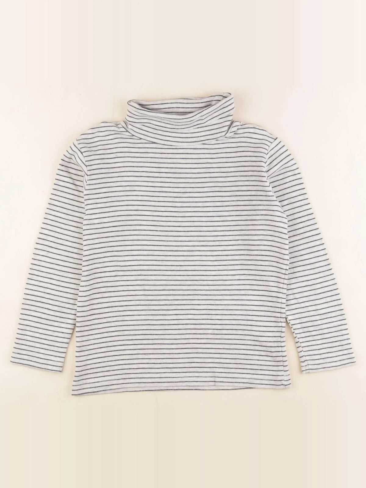 Vertbaudet - sous-pull gris, bleu - 8 ans
