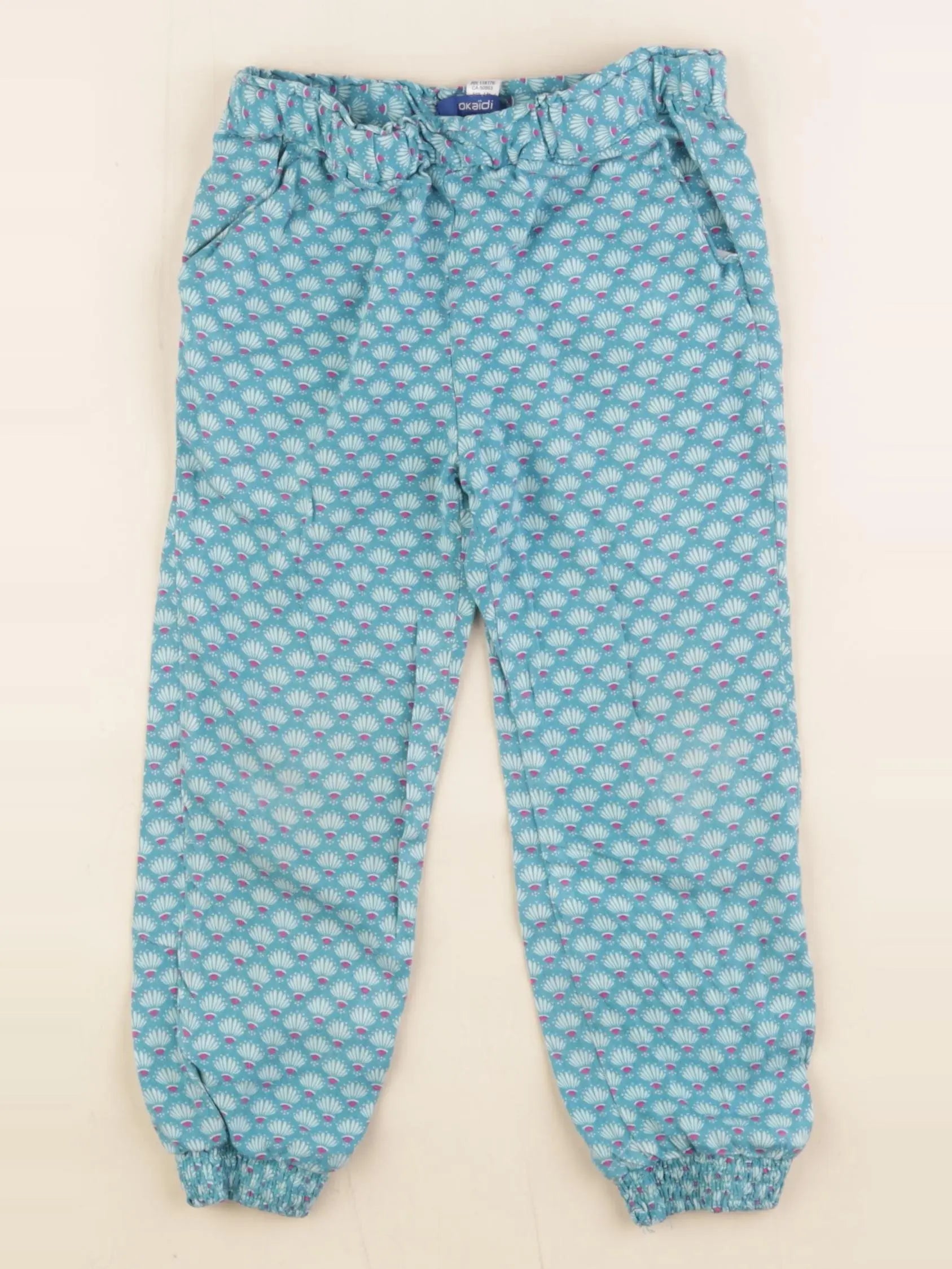 Okaidi - pantalon vert - 4 ans