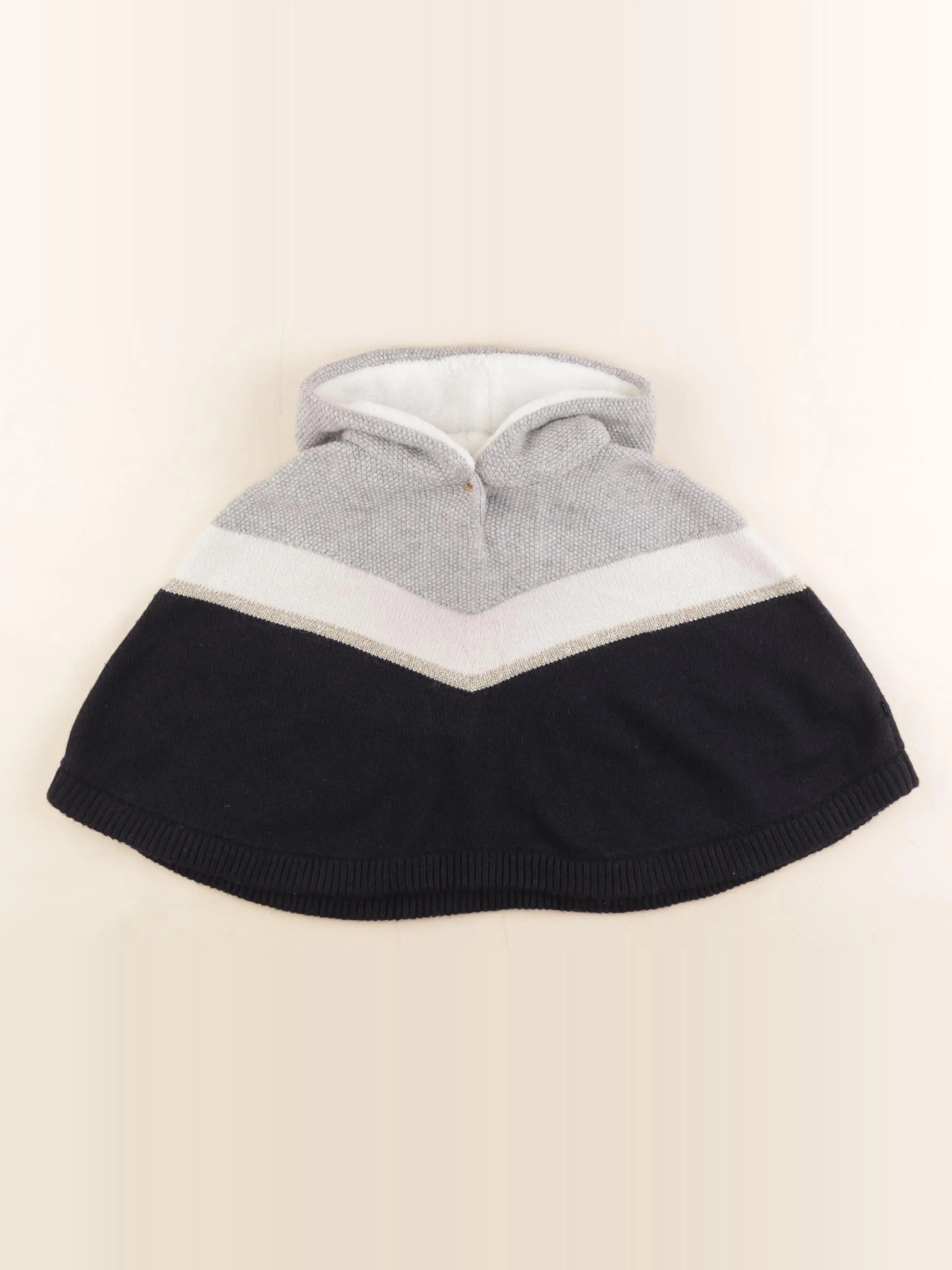 Okaidi - cape multicolore - 3/4 ans