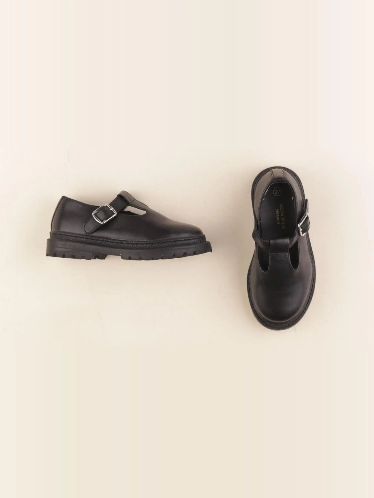 Monoprix - babies noir - pointure 27