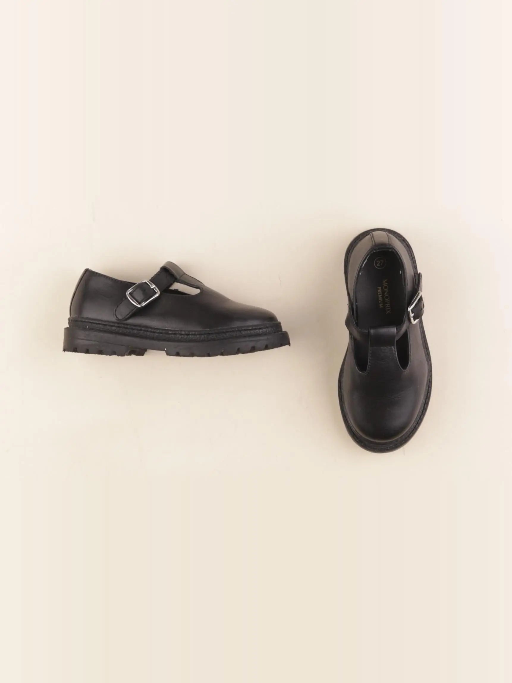 Monoprix - babies noir - pointure 27