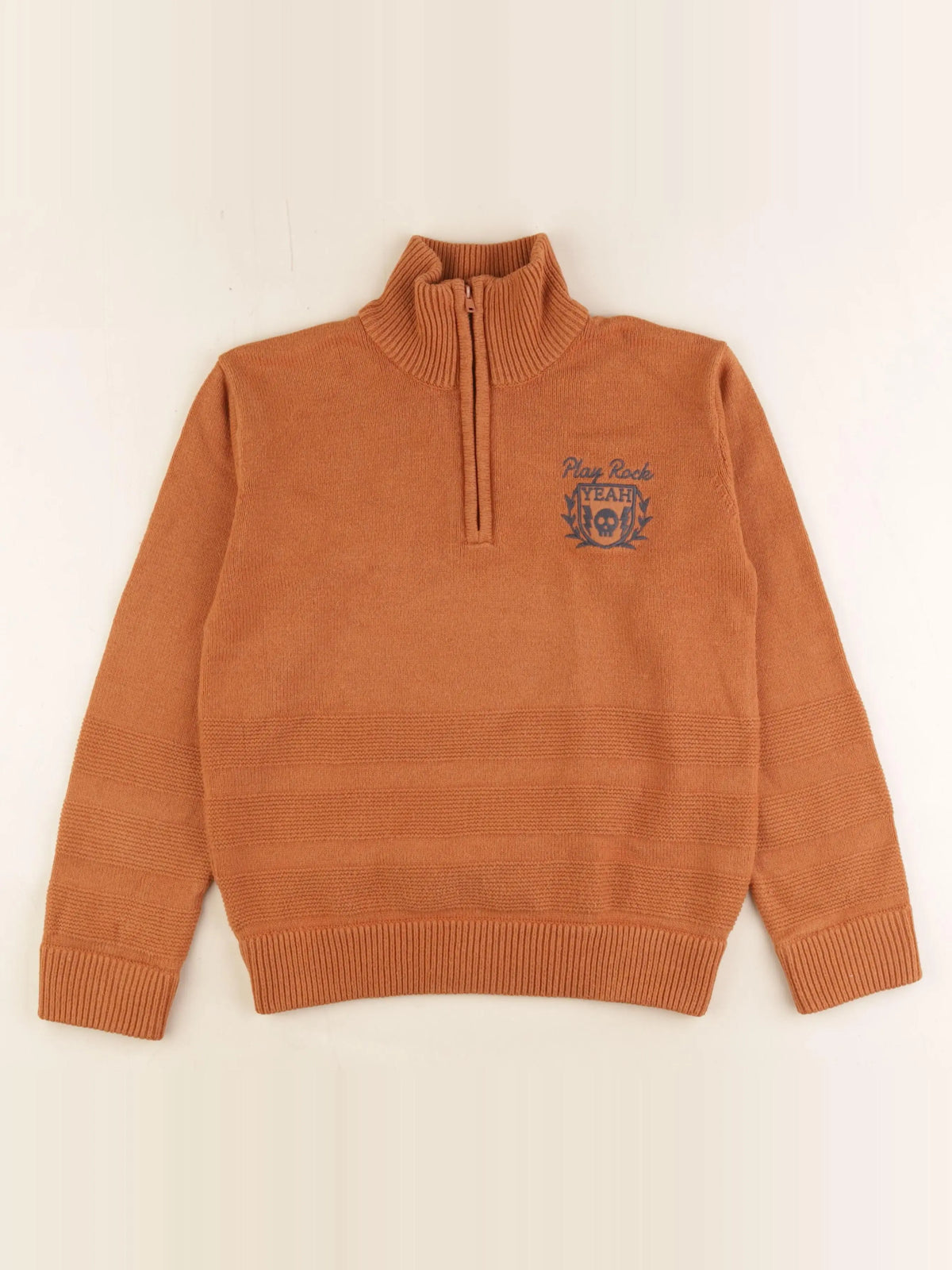 Tape à l'oeil - pull marron - 10 ans