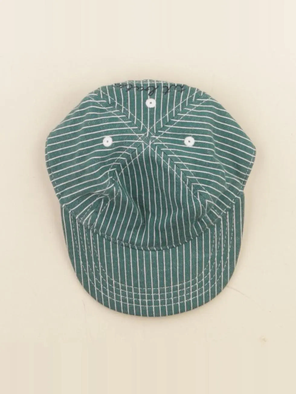 Petit Bateau - casquette vert, blanc - 3/6 mois