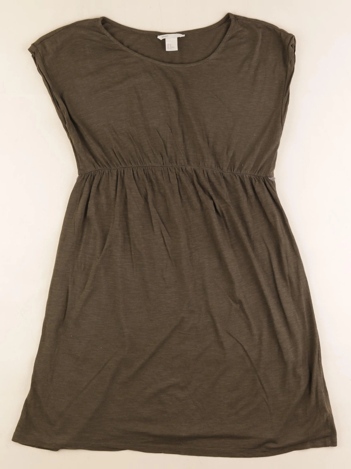 H&M - robe grossesse vert - m