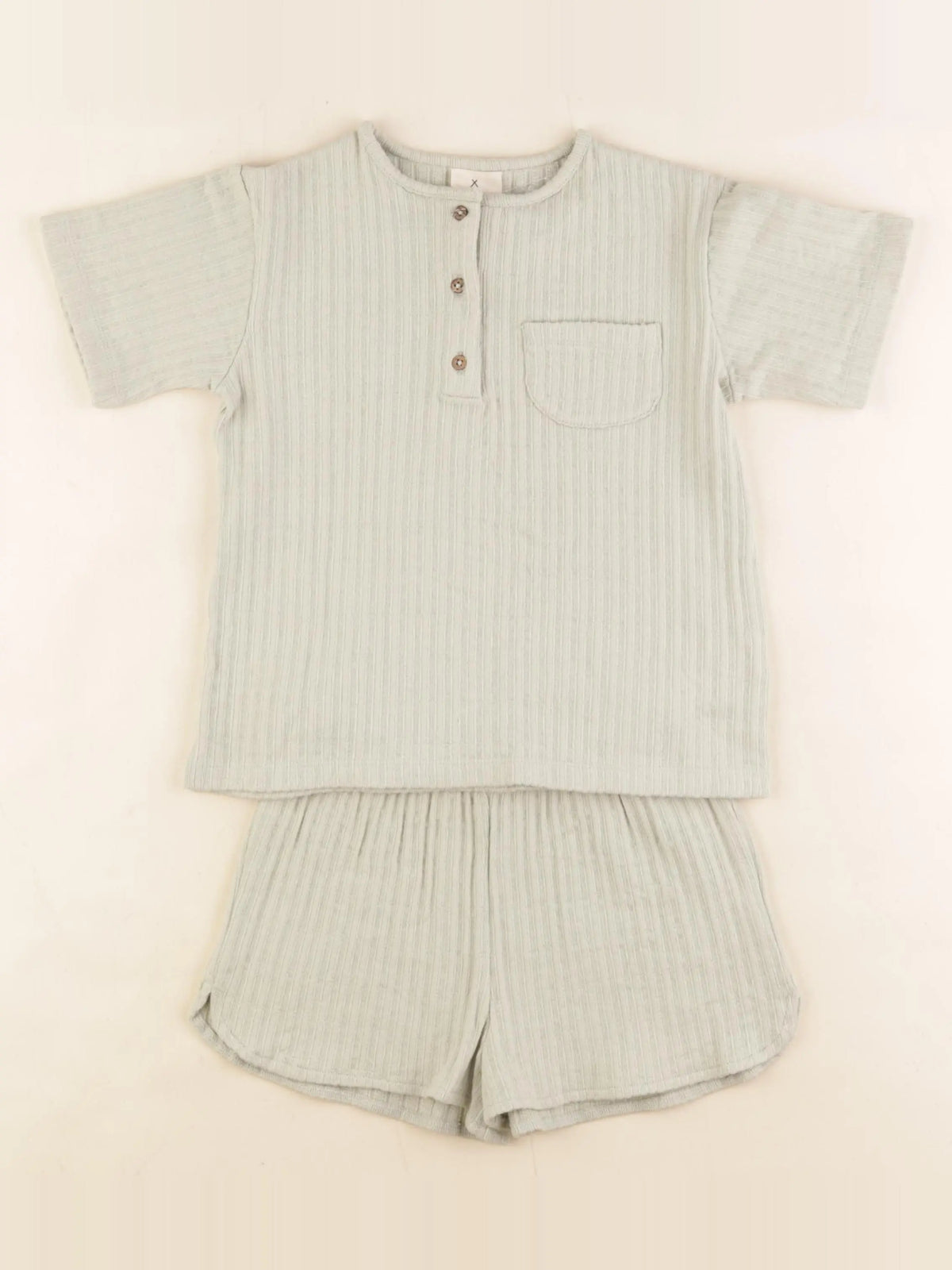 Lililotte - pyjama coton vert - 8 ans