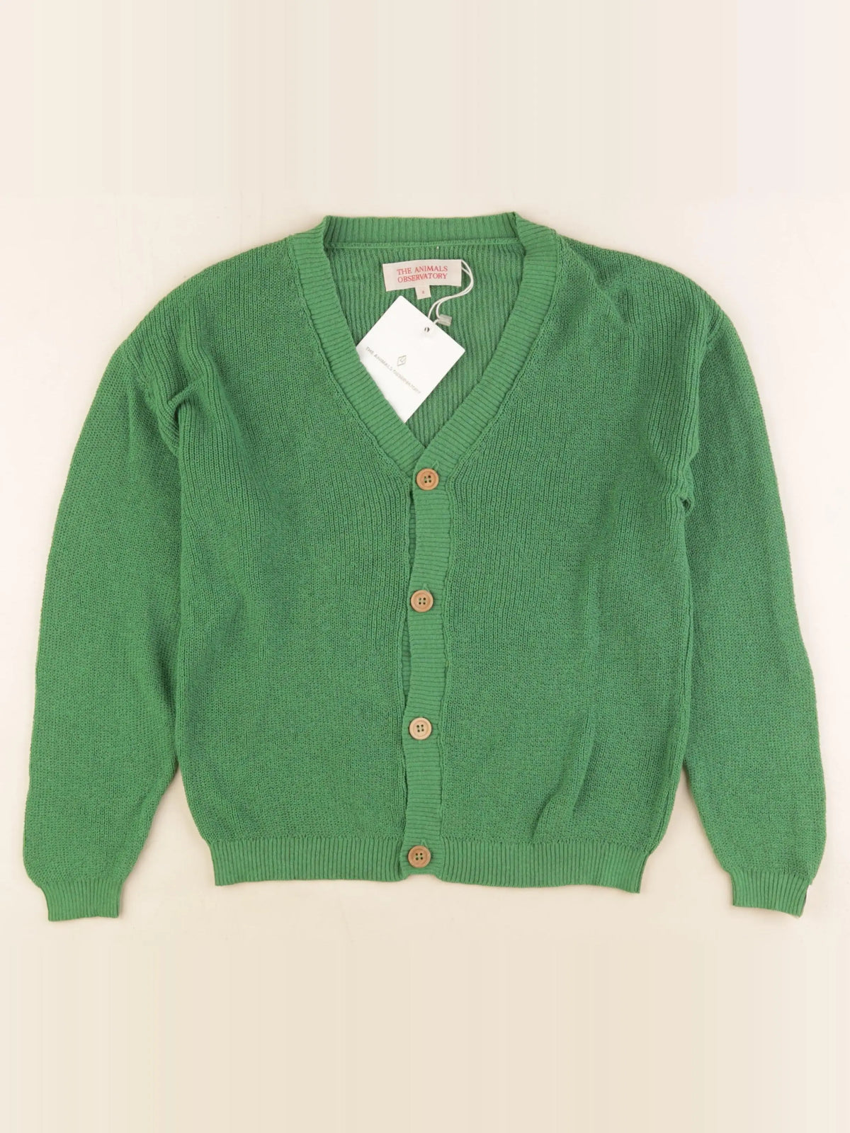 The animals observatory - gilet vert - 8 ans