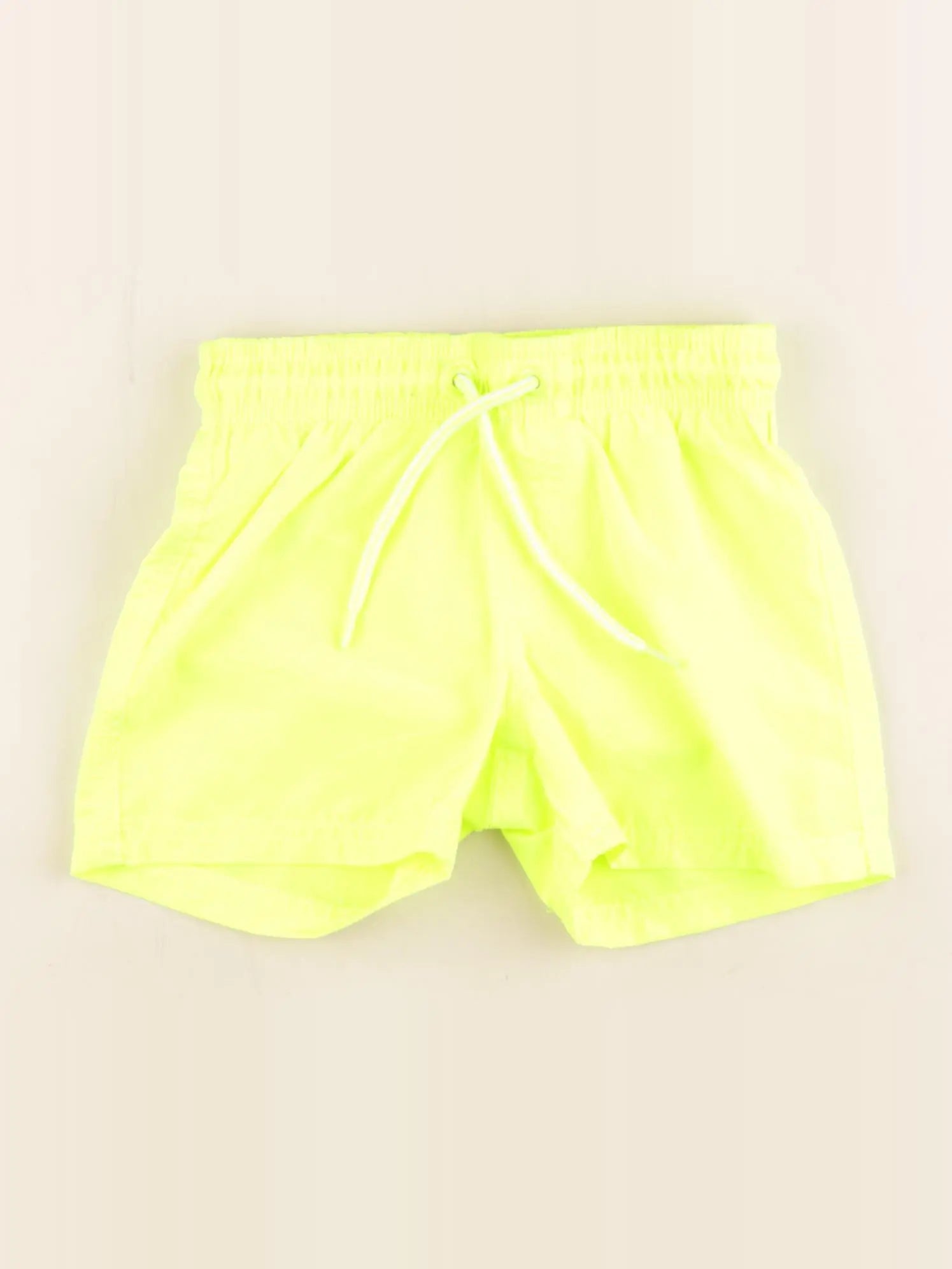 H&M - maillot de bain jaune fluo - 18/24 mois