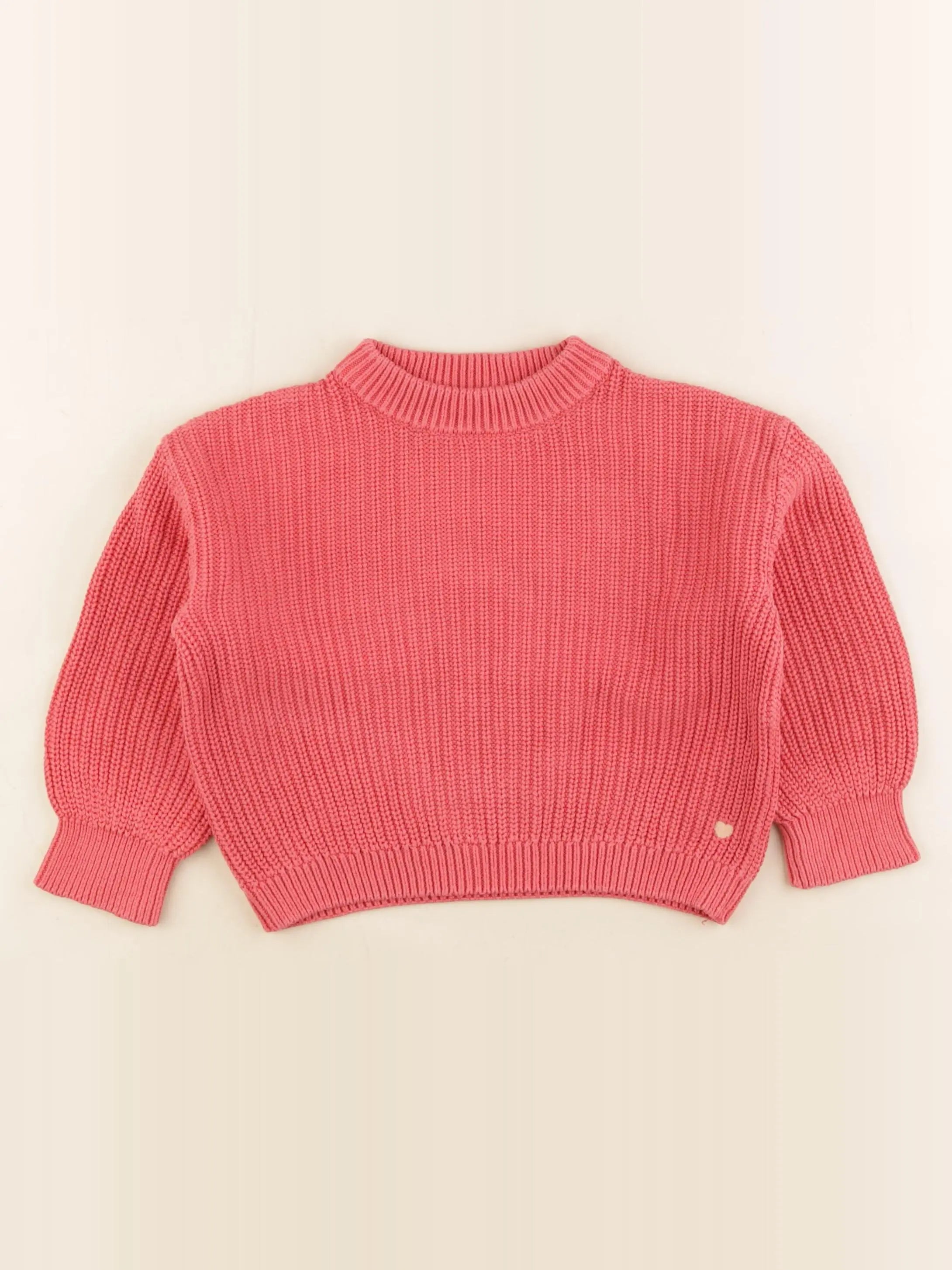 Vertbaudet - pull rose - 4 ans