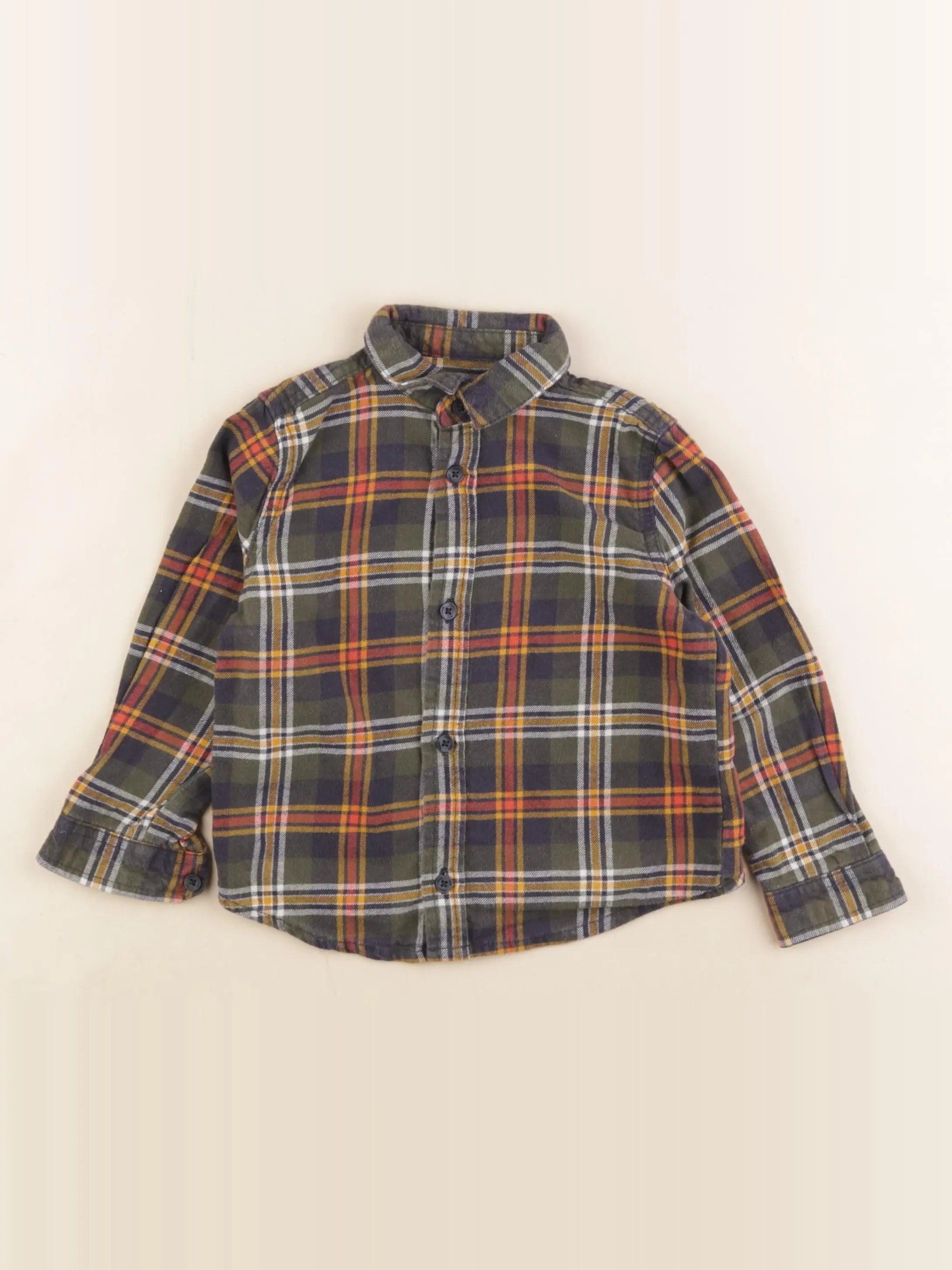 DPAM - chemise multicolore - 2 ans