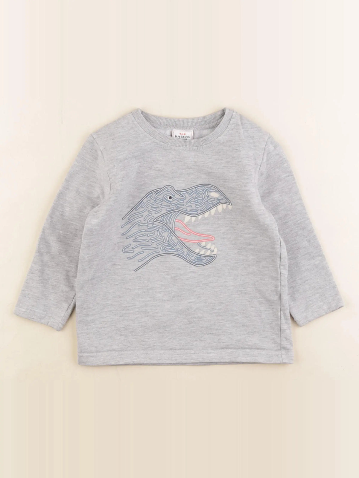 Tape à l'oeil - sweat gris - 3 ans