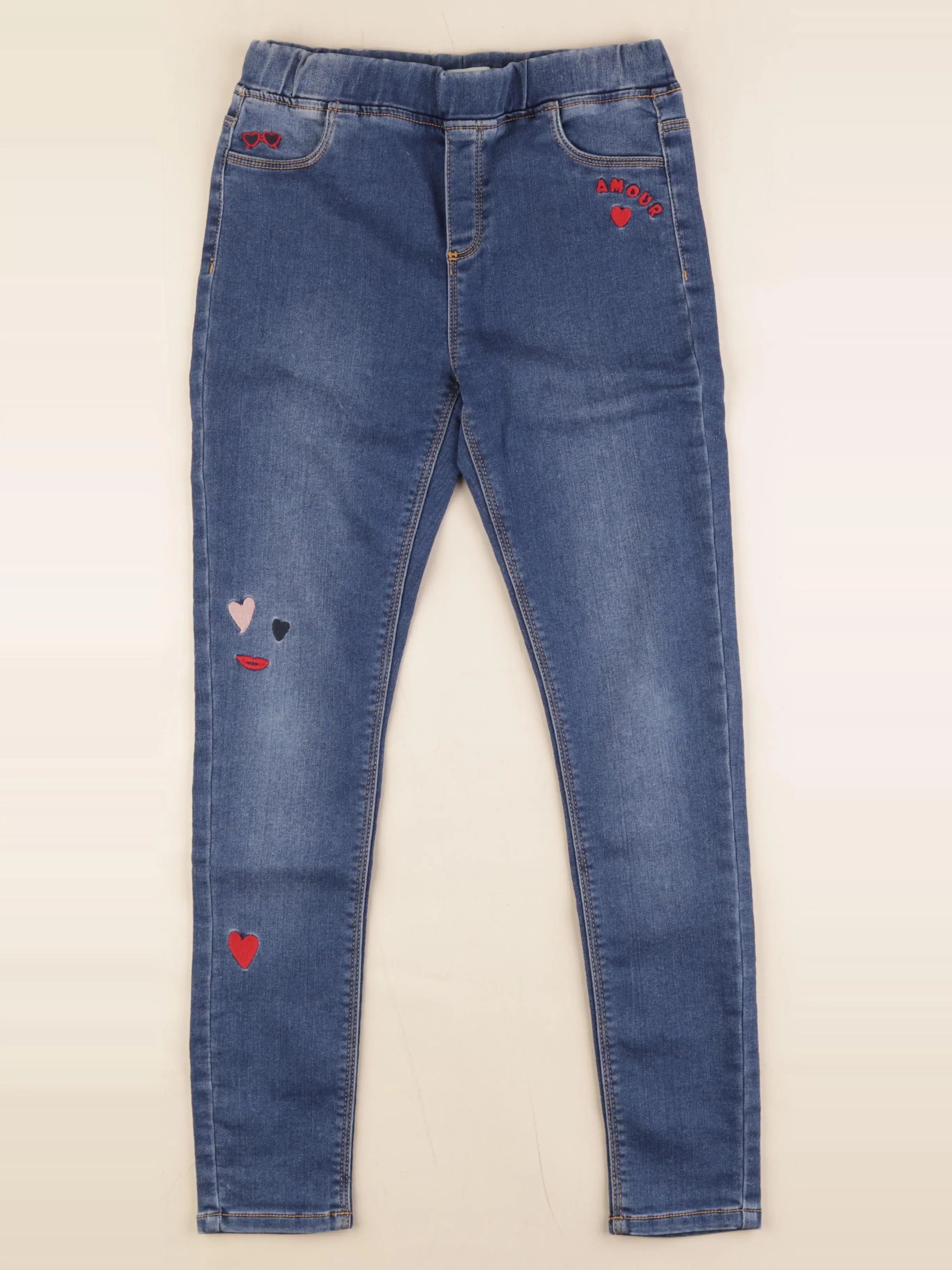 Vertbaudet - jegging bleu - 12 ans