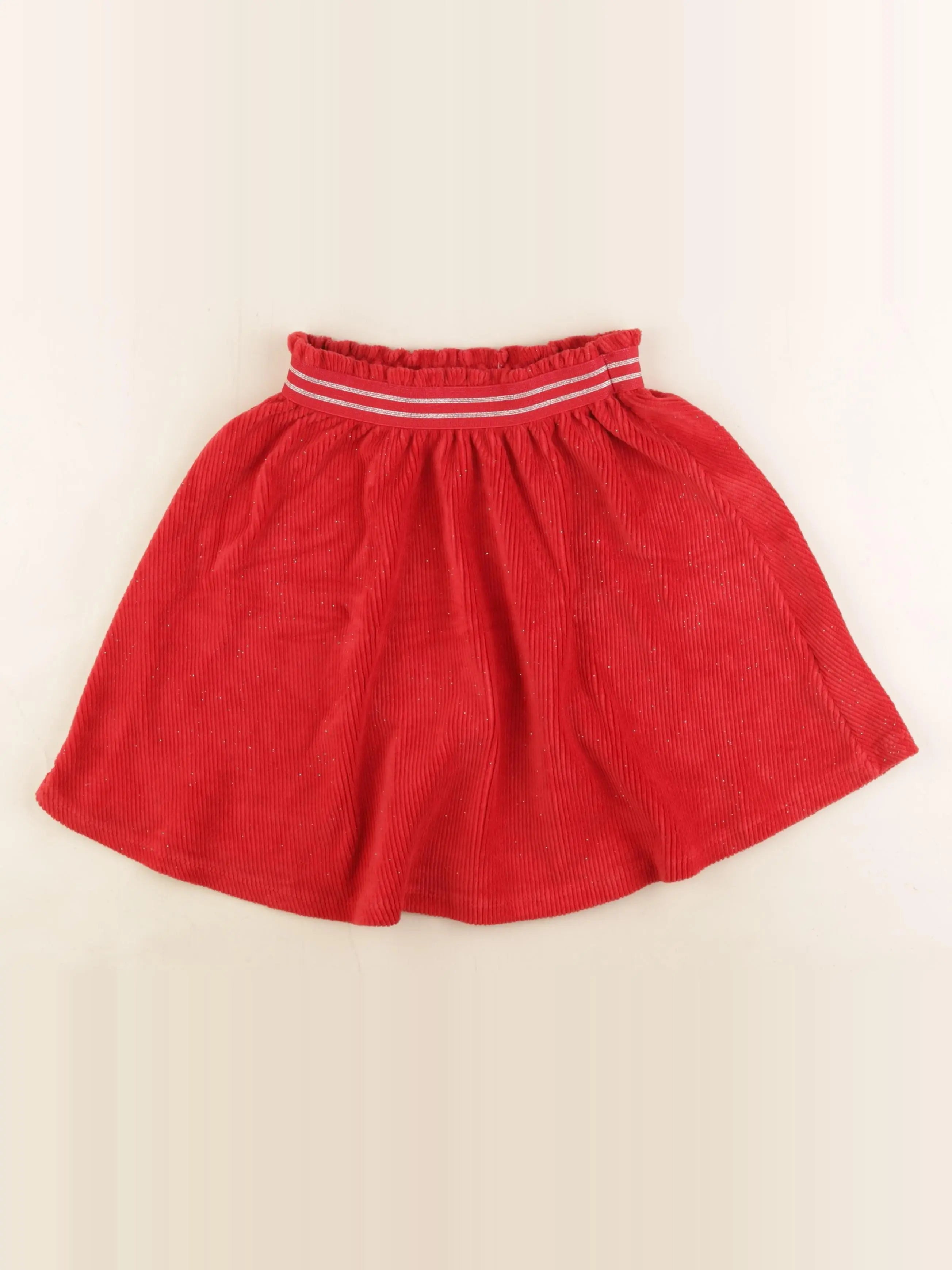 Vertbaudet - jupe rouge - 10 ans