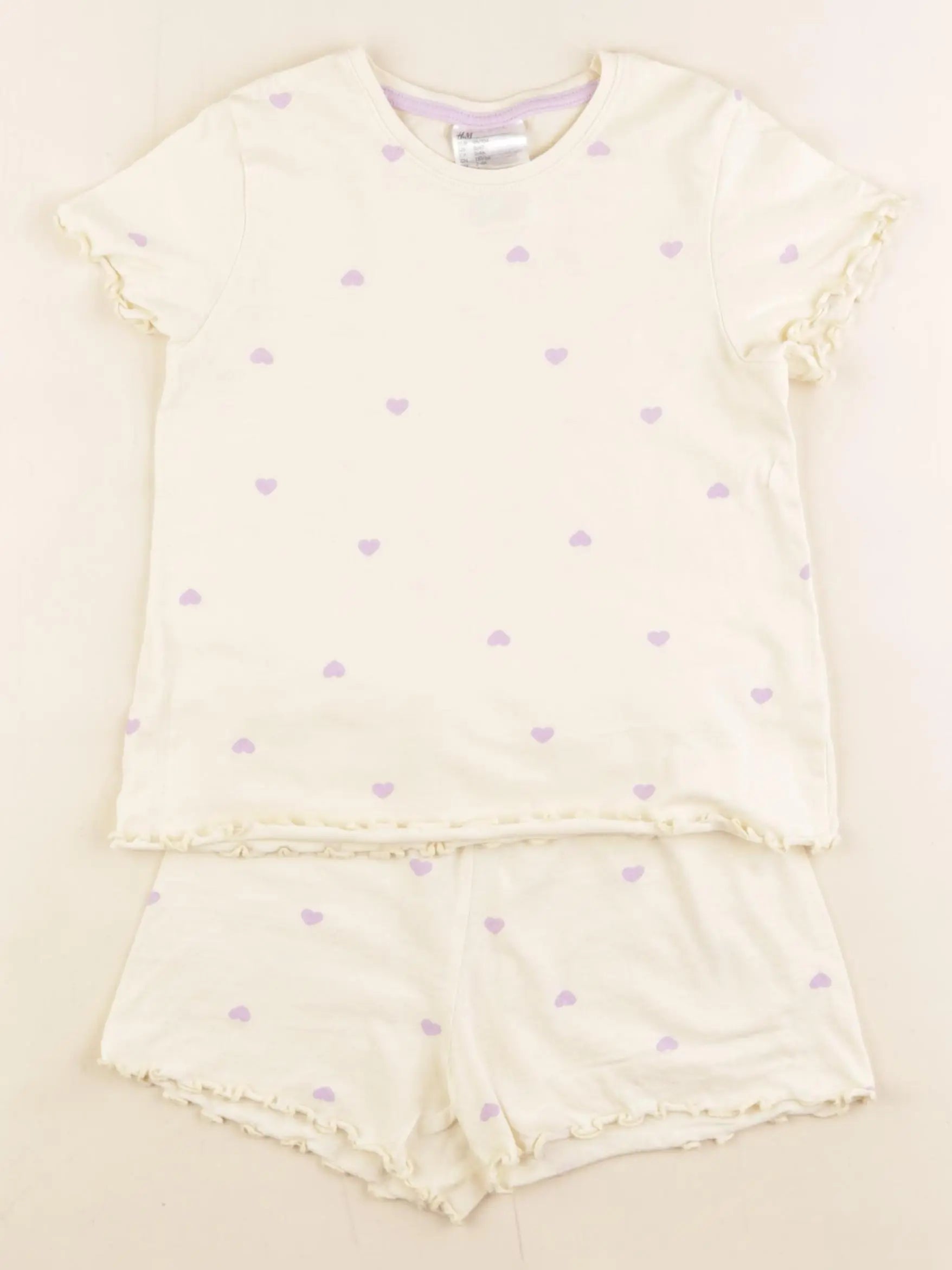 H&M - pyjama coton beige - 2/4 ans