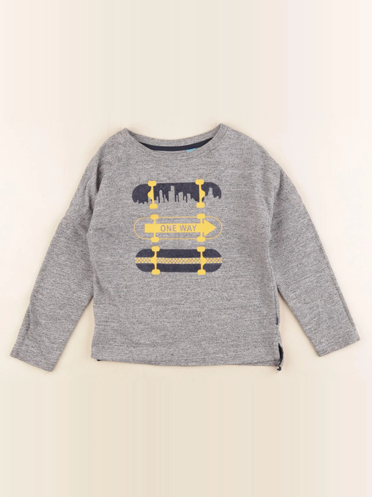 Okaidi - tee-shirt gris - 5 ans