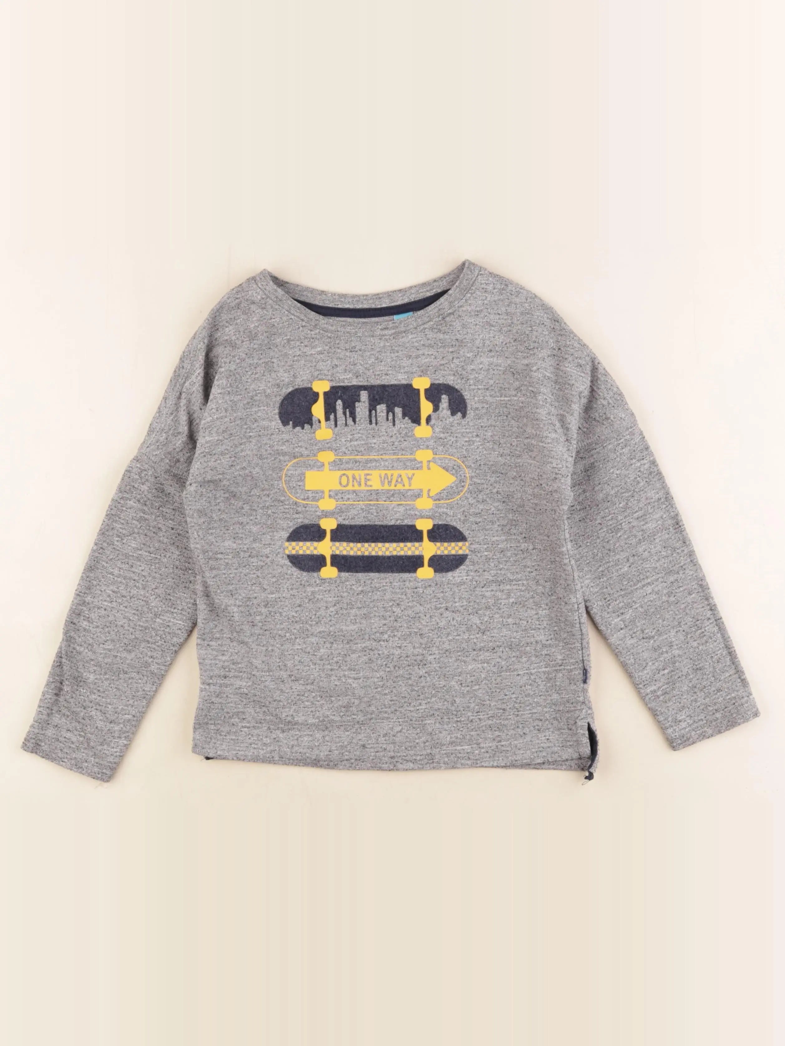 Okaidi - tee-shirt gris - 5 ans