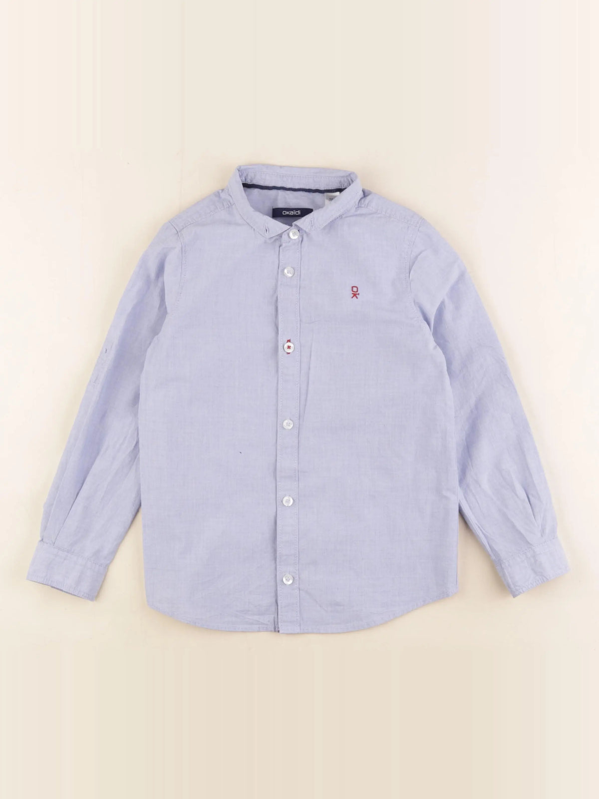 Okaidi - chemise bleu - 5 ans