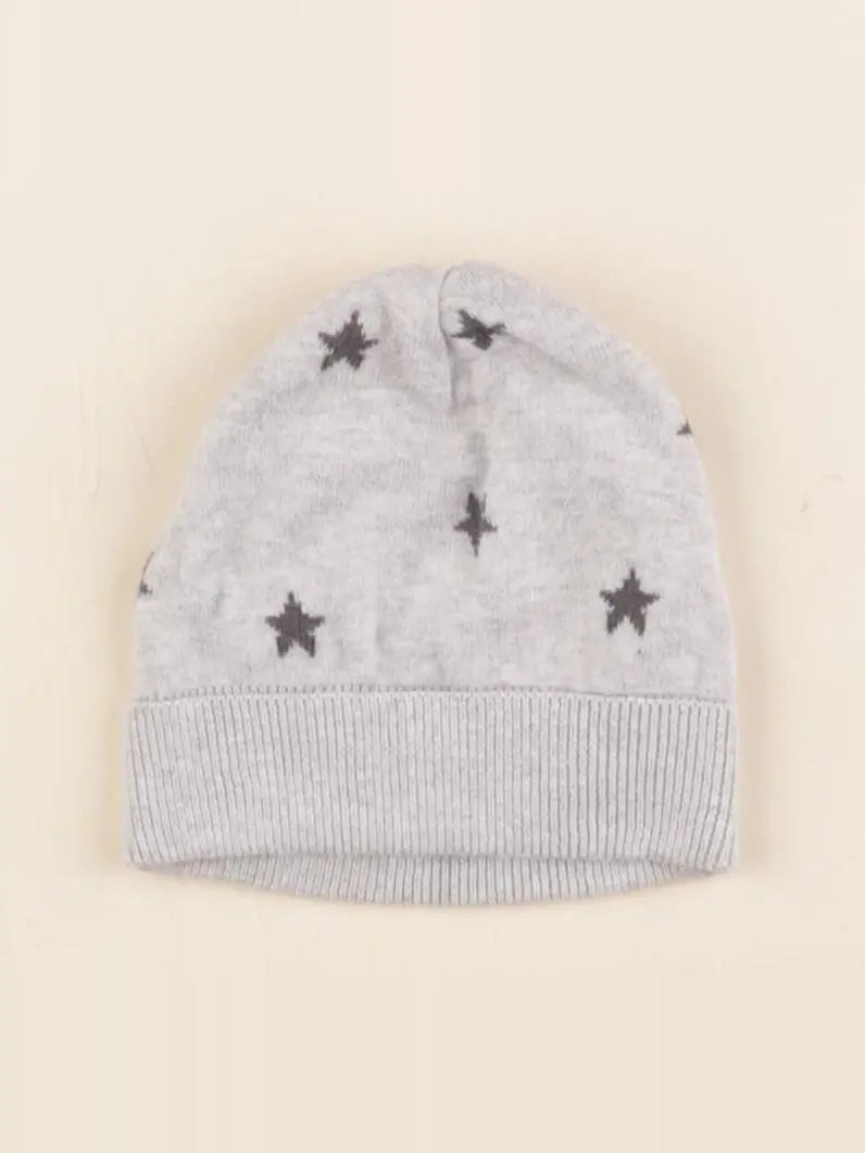 Vertbaudet - bonnet gris - 3/6 mois