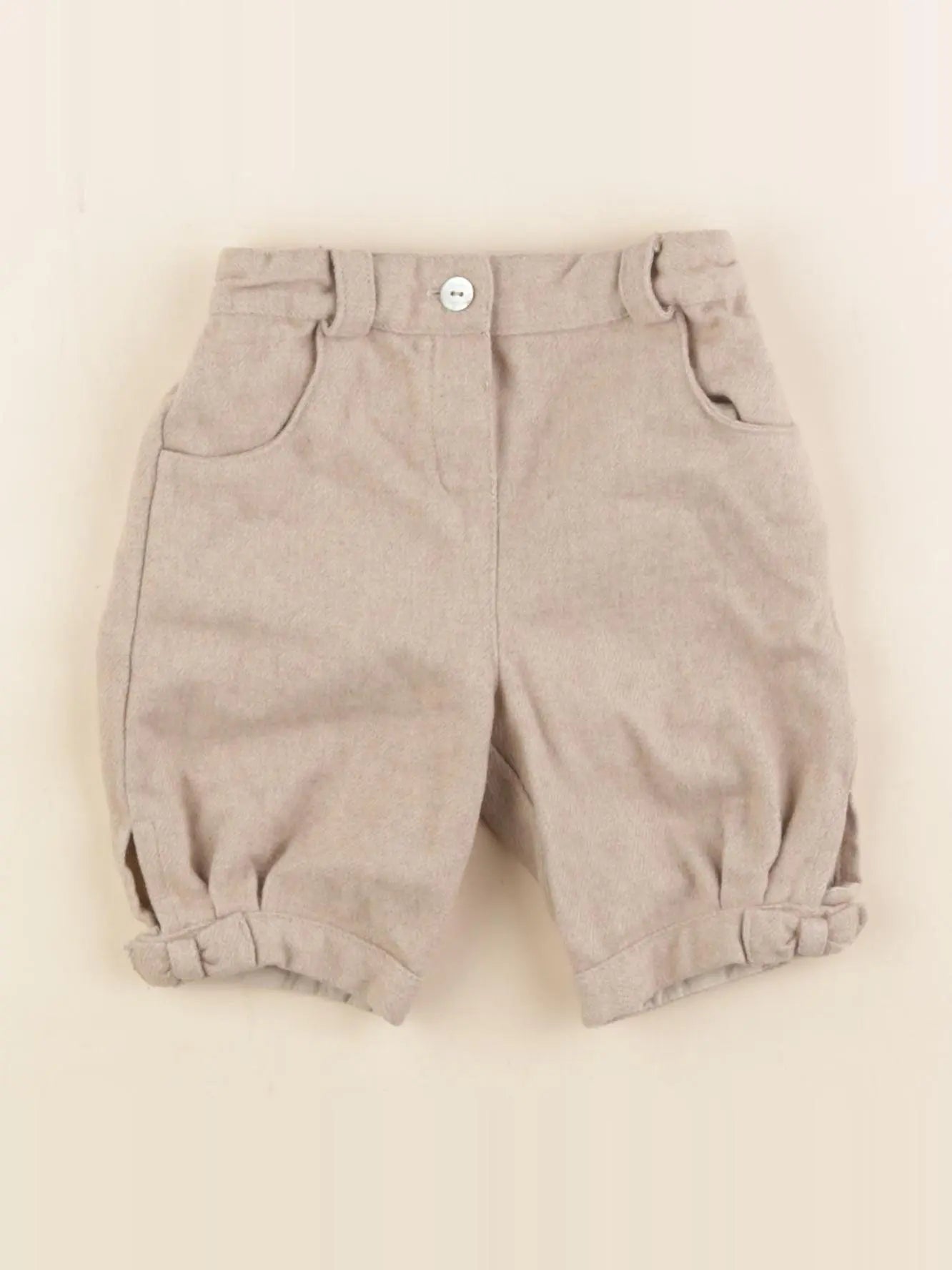 Cyrillus - pantacourt beige - 18 mois