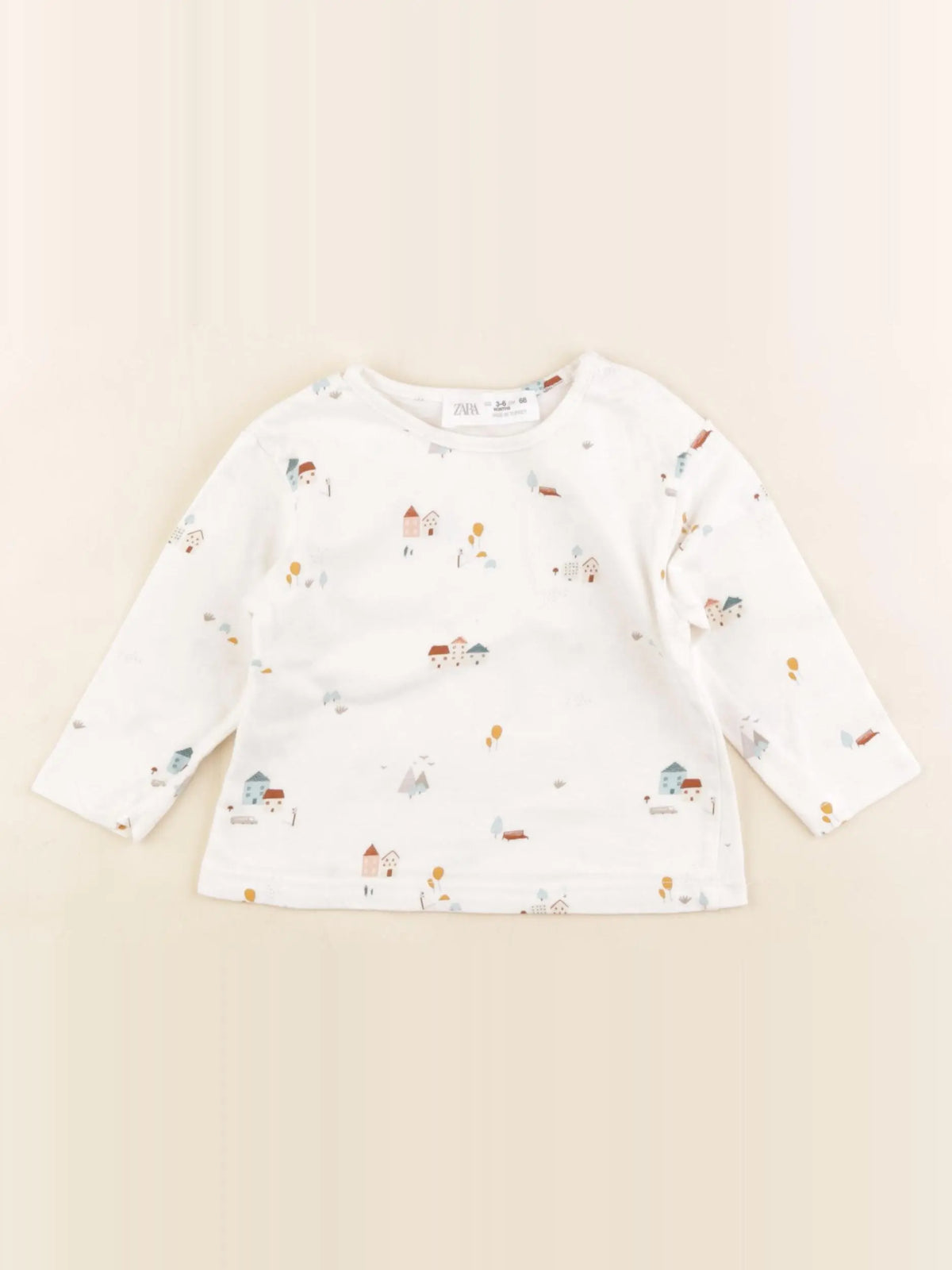 Zara - tee-shirt multicolore - 3/6 mois