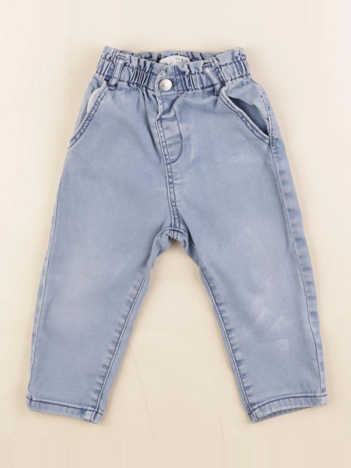 Zara - jean bleu - 9/12 mois