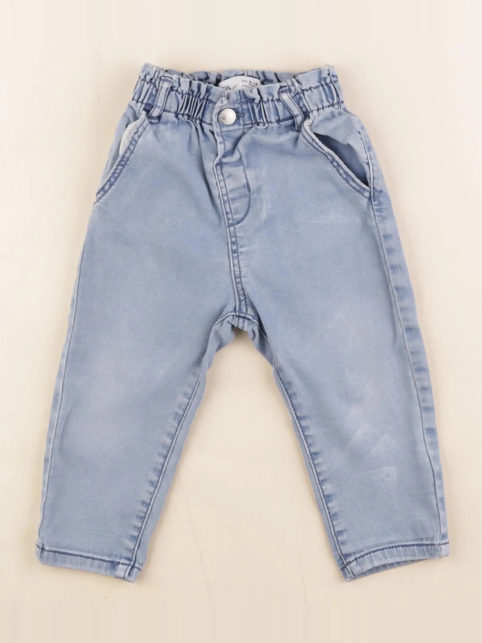 Zara - jean bleu - 9/12 mois