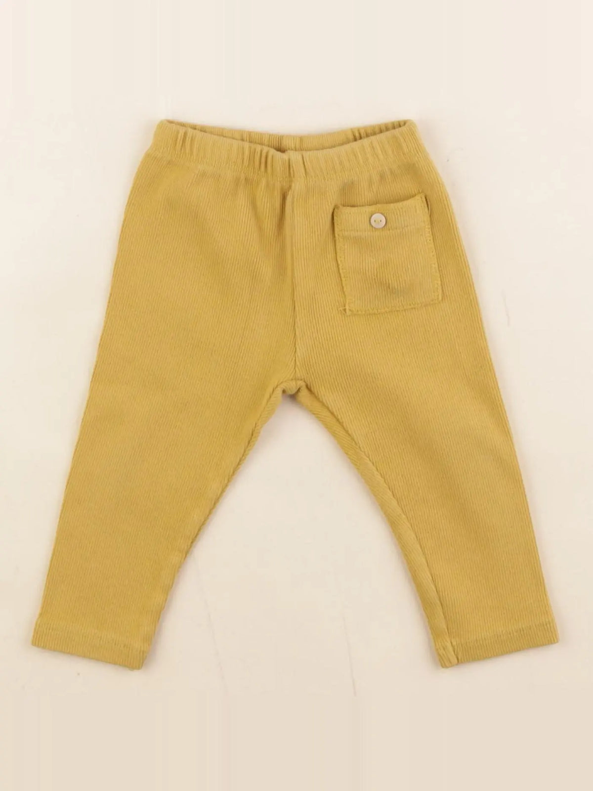 Zara - pantalon jaune - 6/9 mois