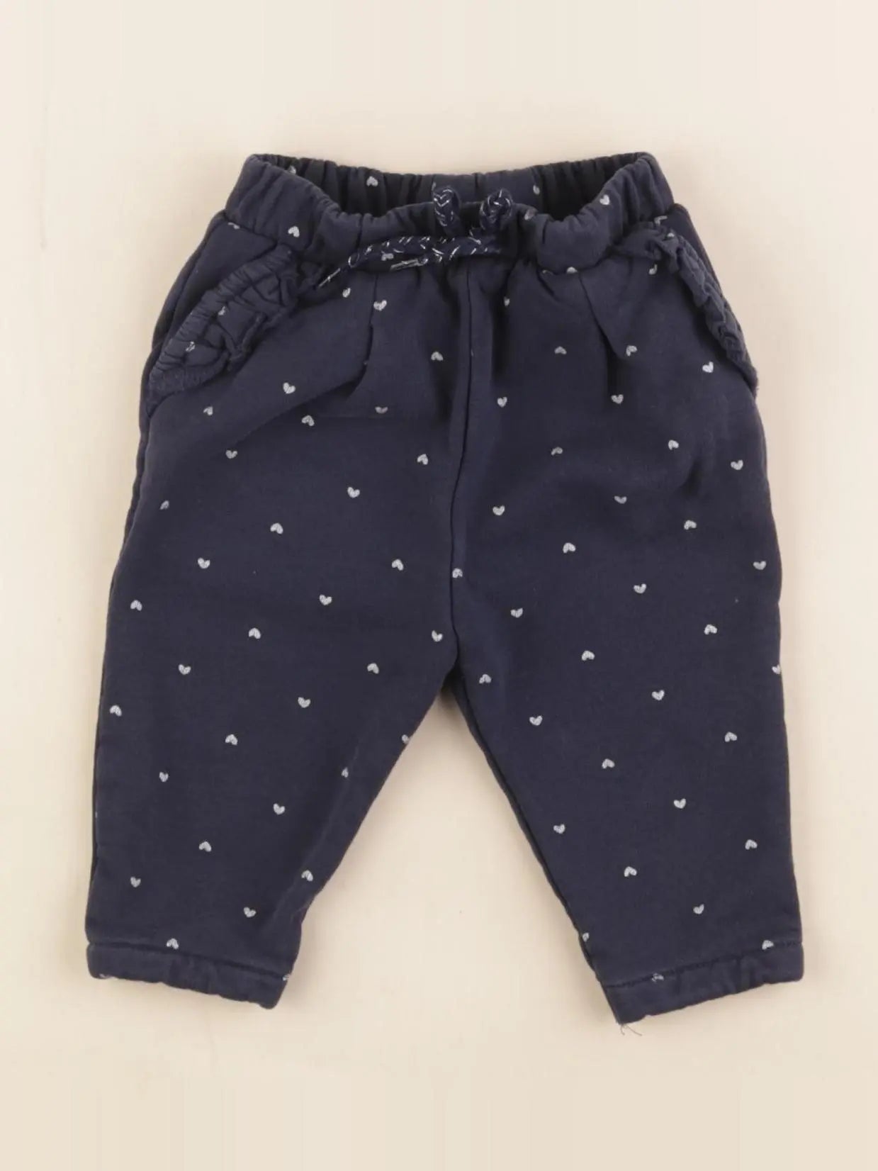 Vertbaudet - pantalon bleu - 6 mois