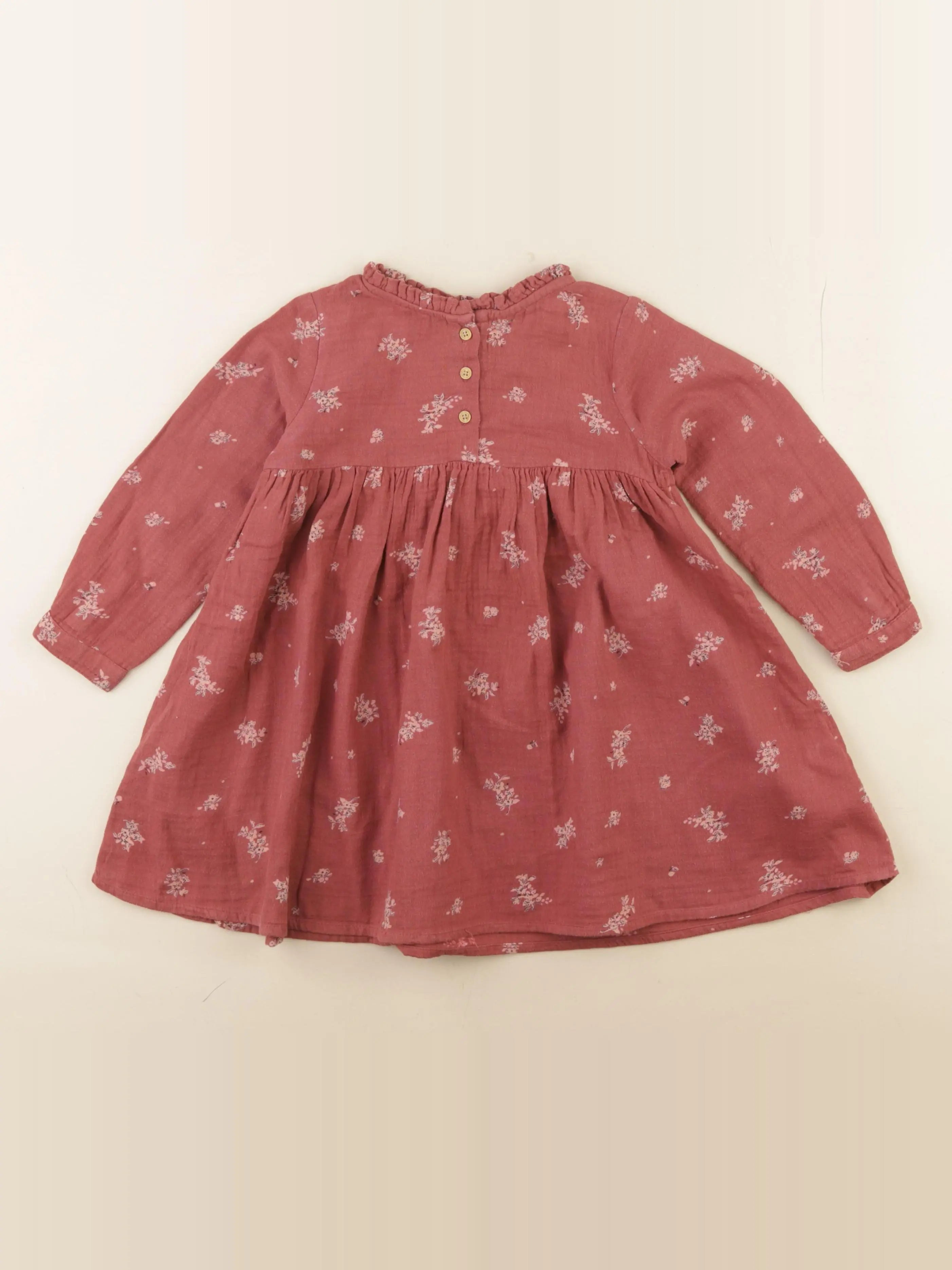 Vertbaudet - robe rose - 3 ans