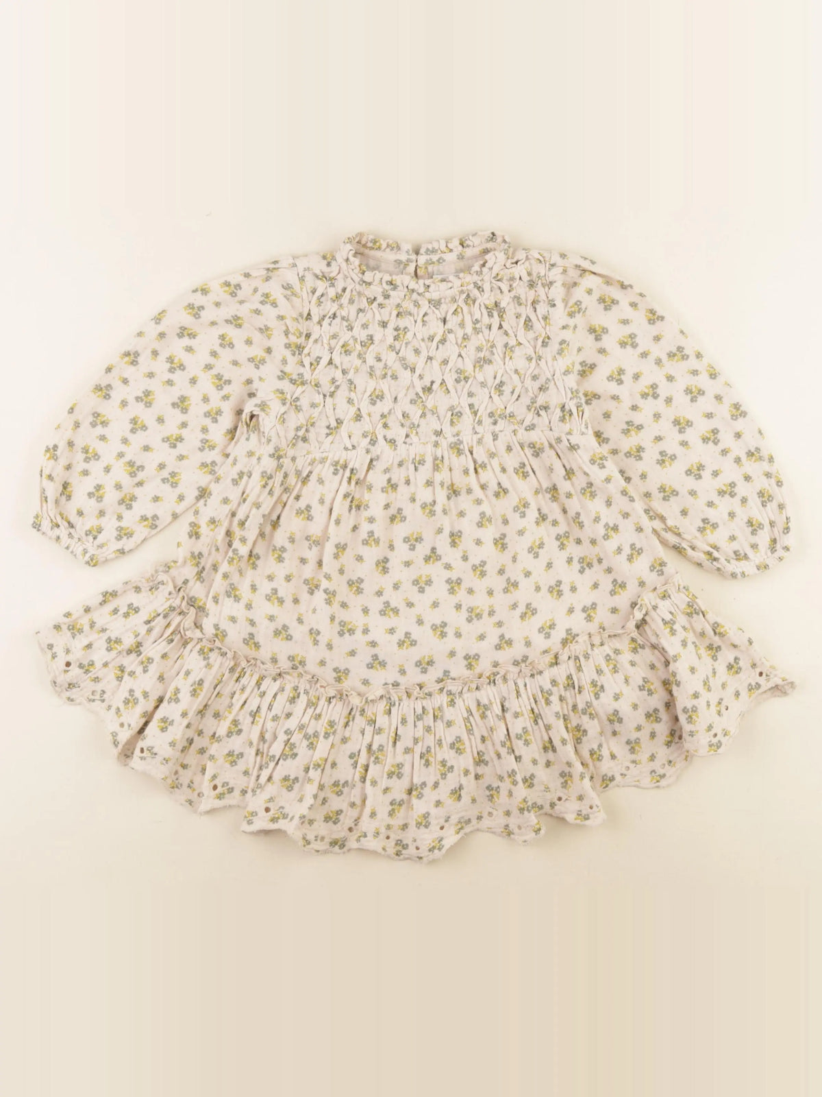 Zara - robe beige - 12/18 mois