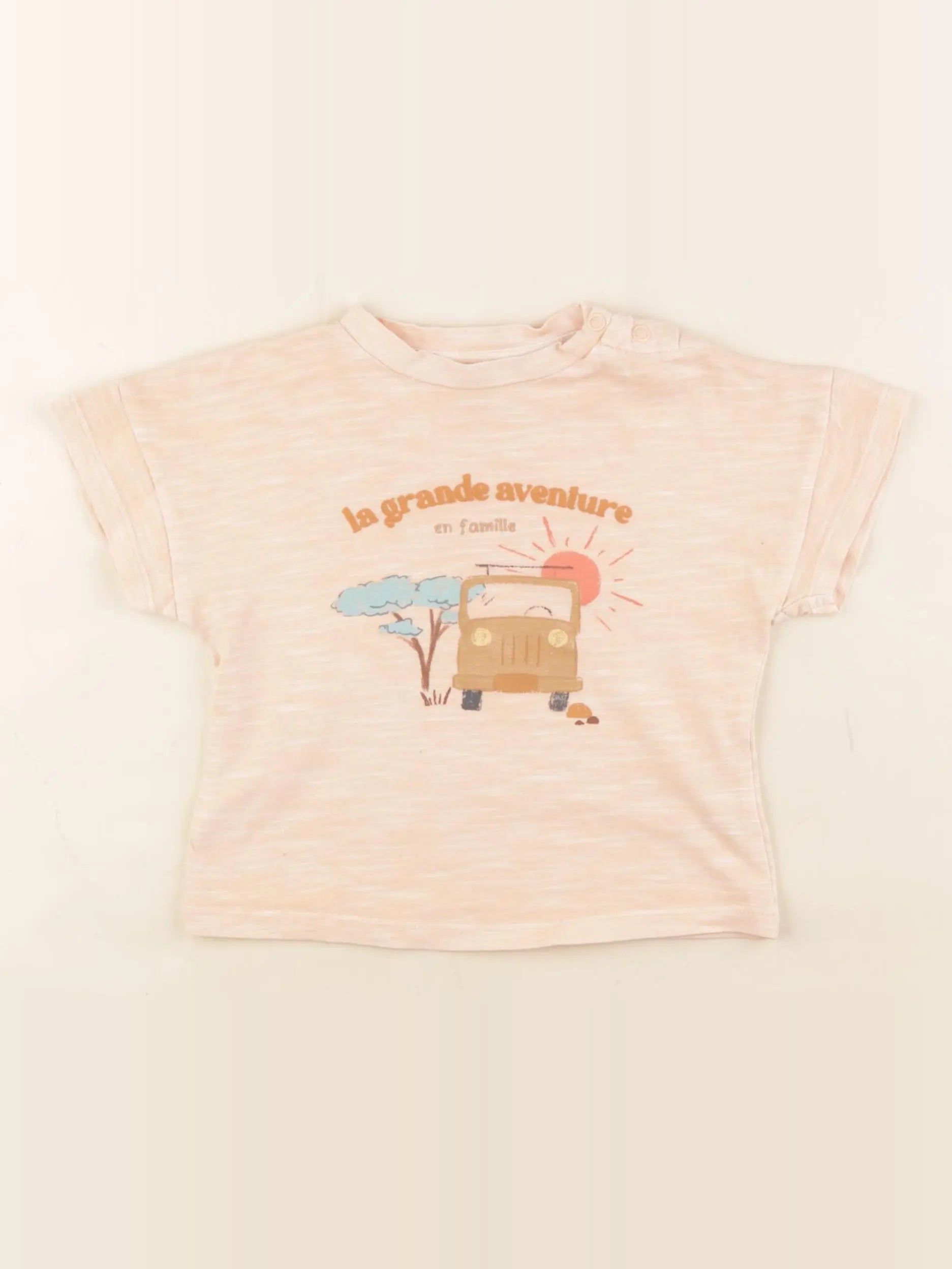 Tape à l'oeil - tee-shirt orange - 18 mois