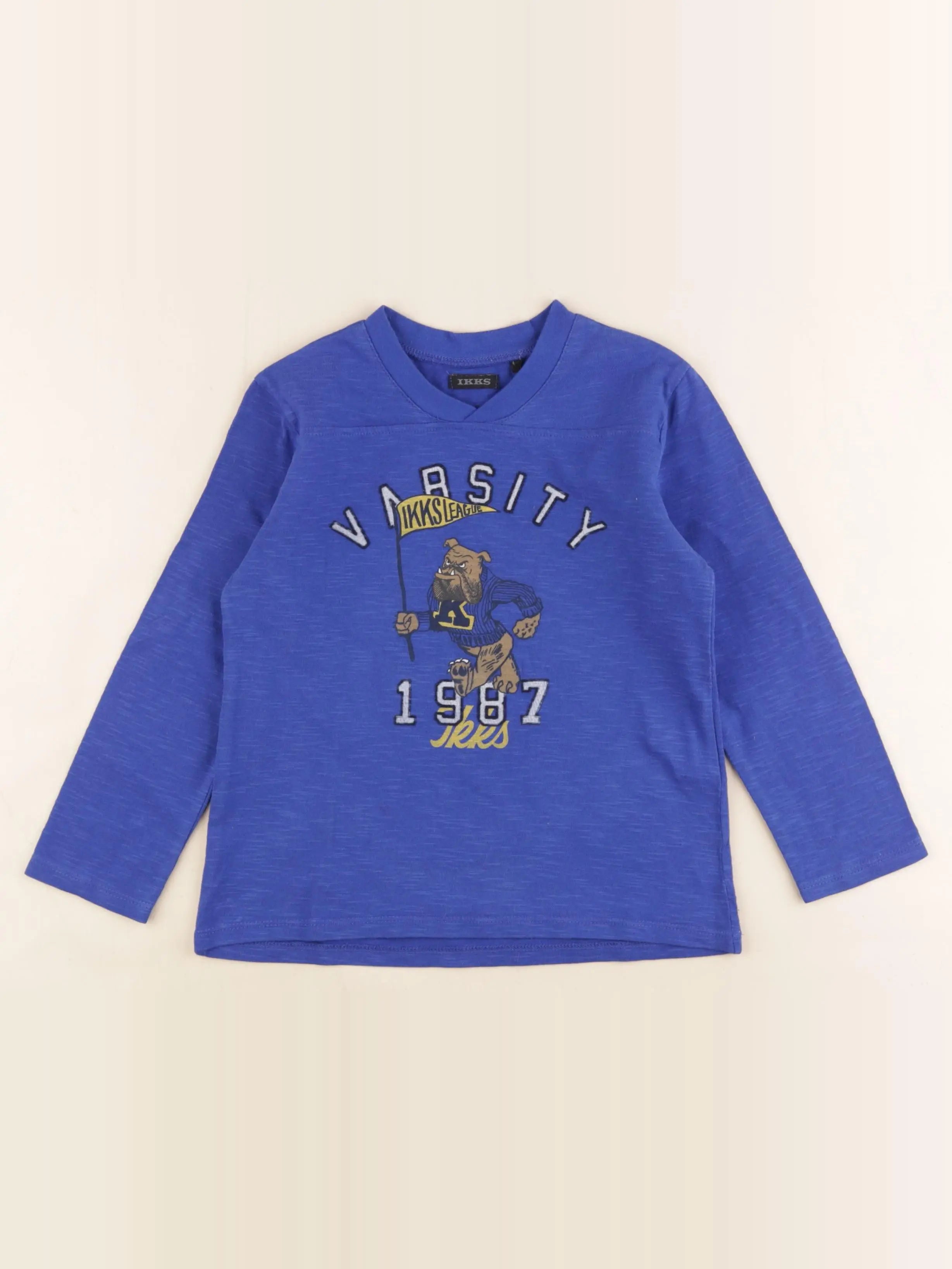 IKKS - tee-shirt bleu - 5 ans