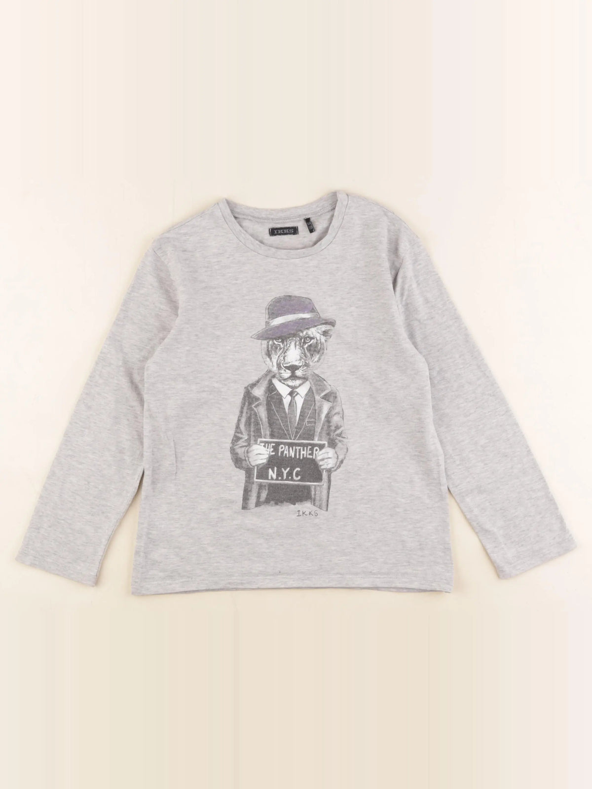 IKKS - tee-shirt gris - 6 ans