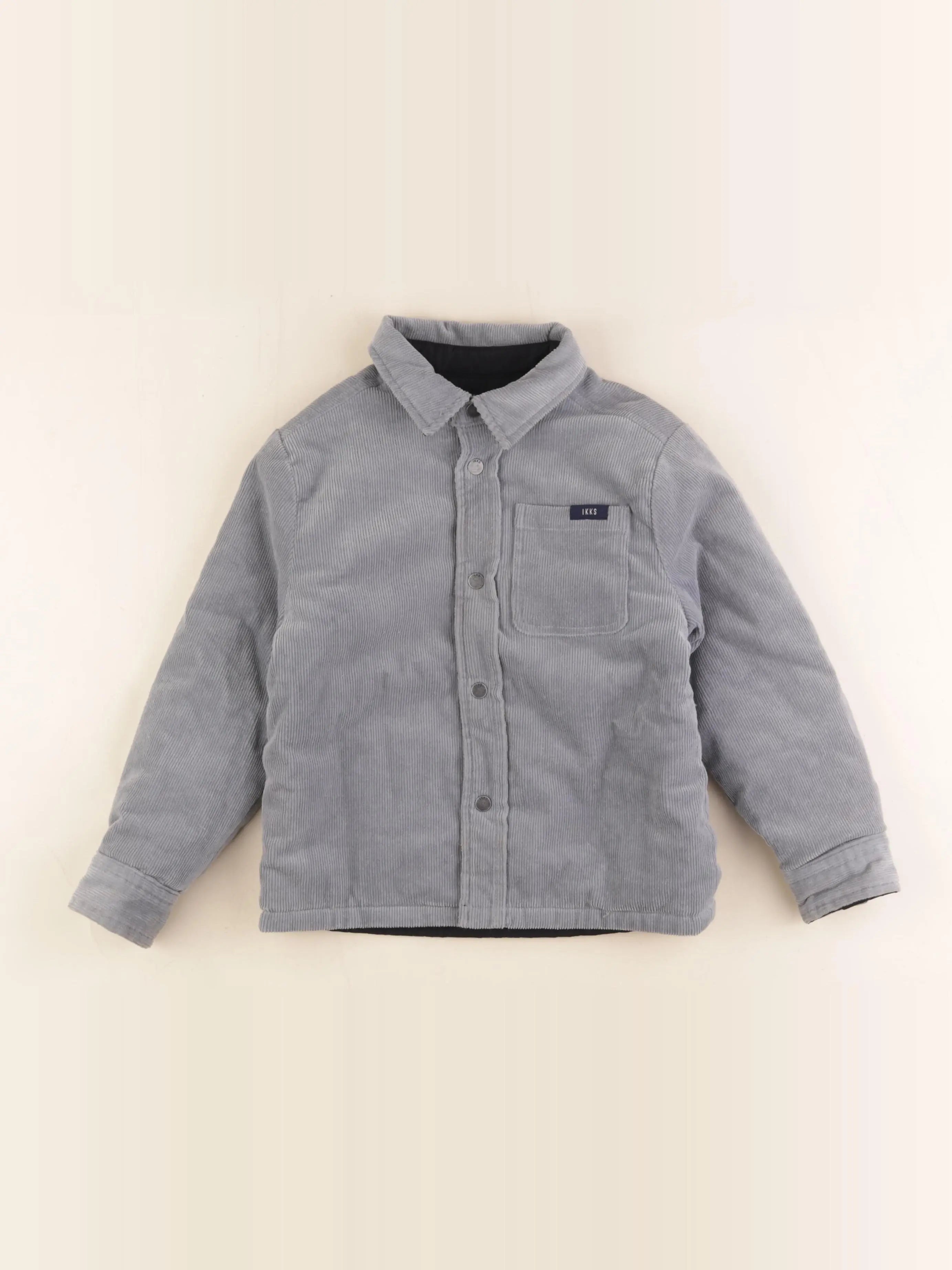 IKKS - veste réversible bleu - 5 ans