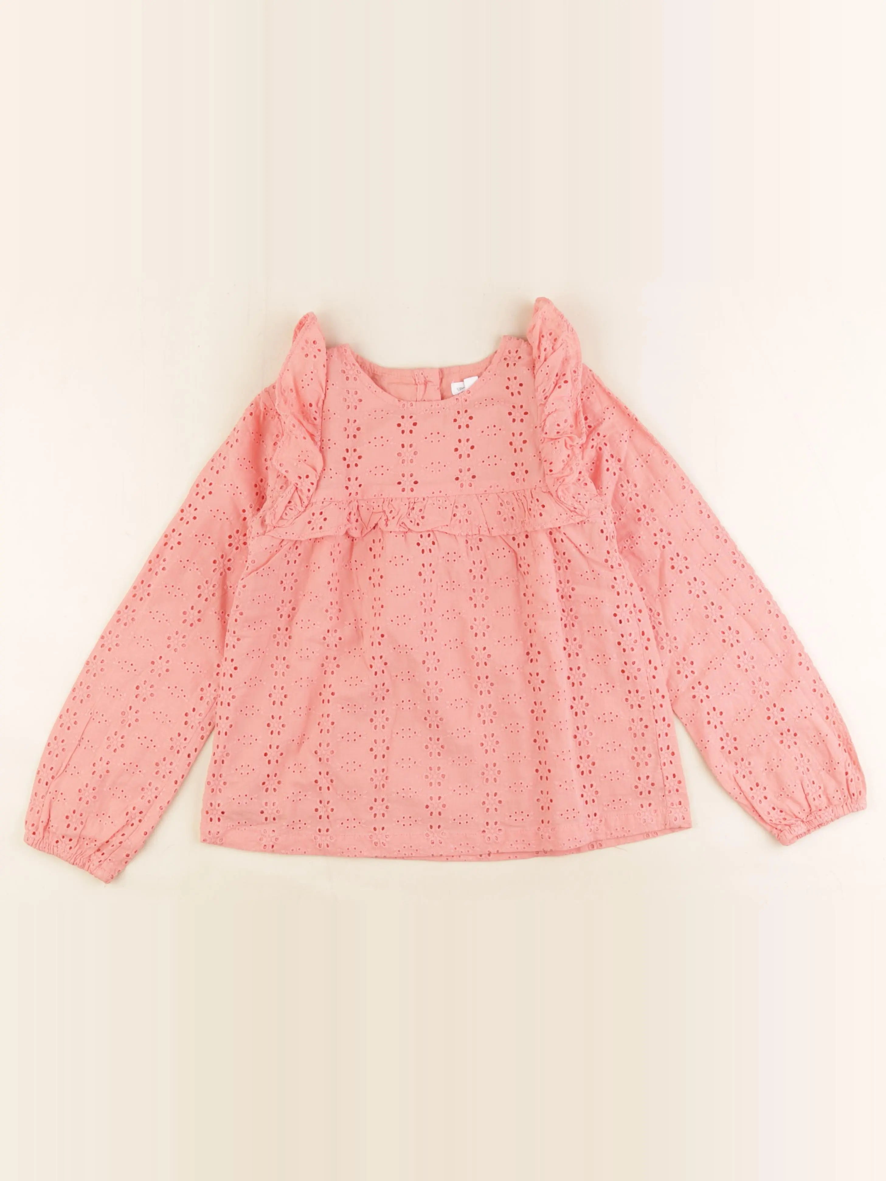 Vertbaudet - blouse rose - 8 ans