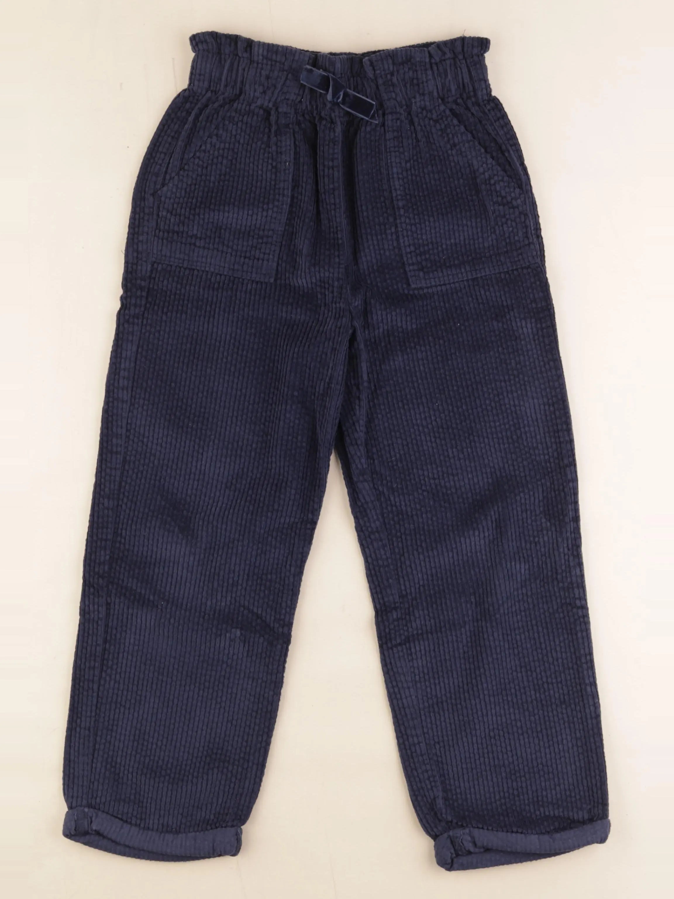 Vertbaudet - pantalon bleu - 8 ans